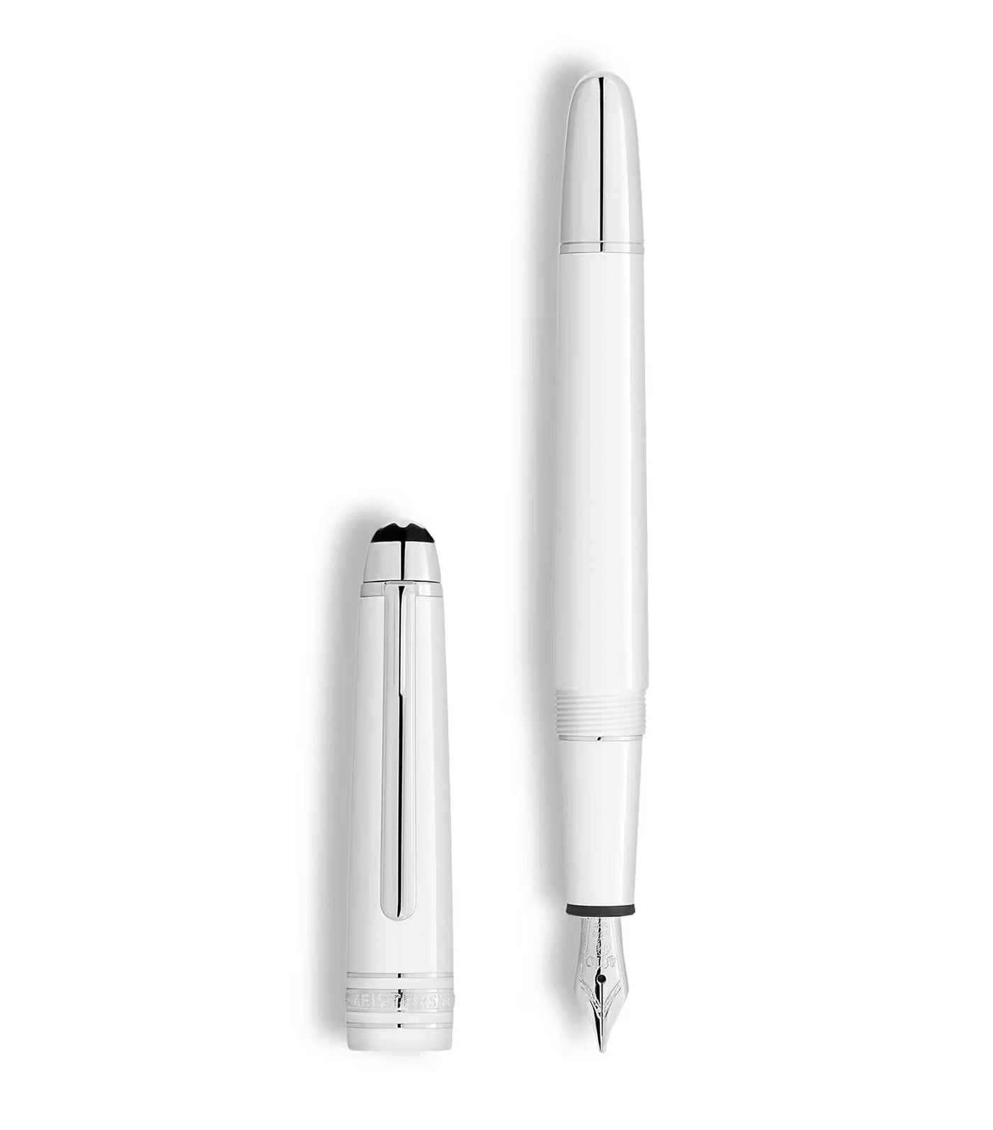 Montblanc Meisterstück Classique Fountain Pen (F) White | Rustan's Montblanc Meisterstück Classique Fountain Pen (F) White | Rustan's