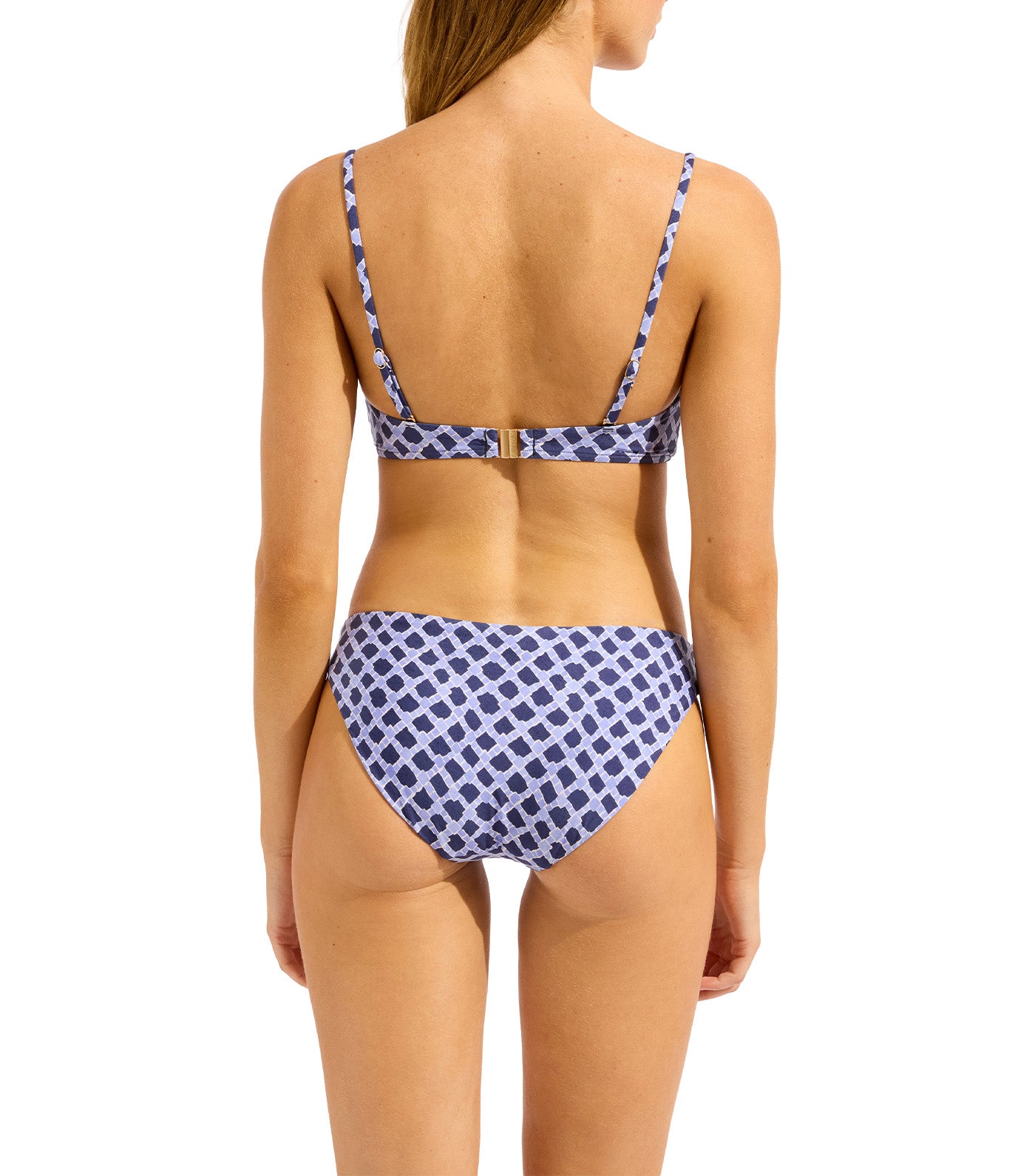 Marseille Bralette and Hipster Pant Blue Indigo
