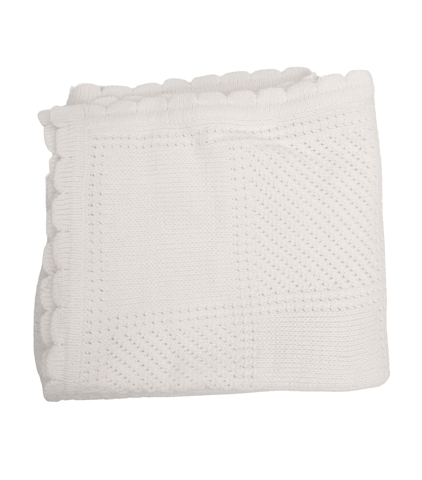 Knitted Blanket White