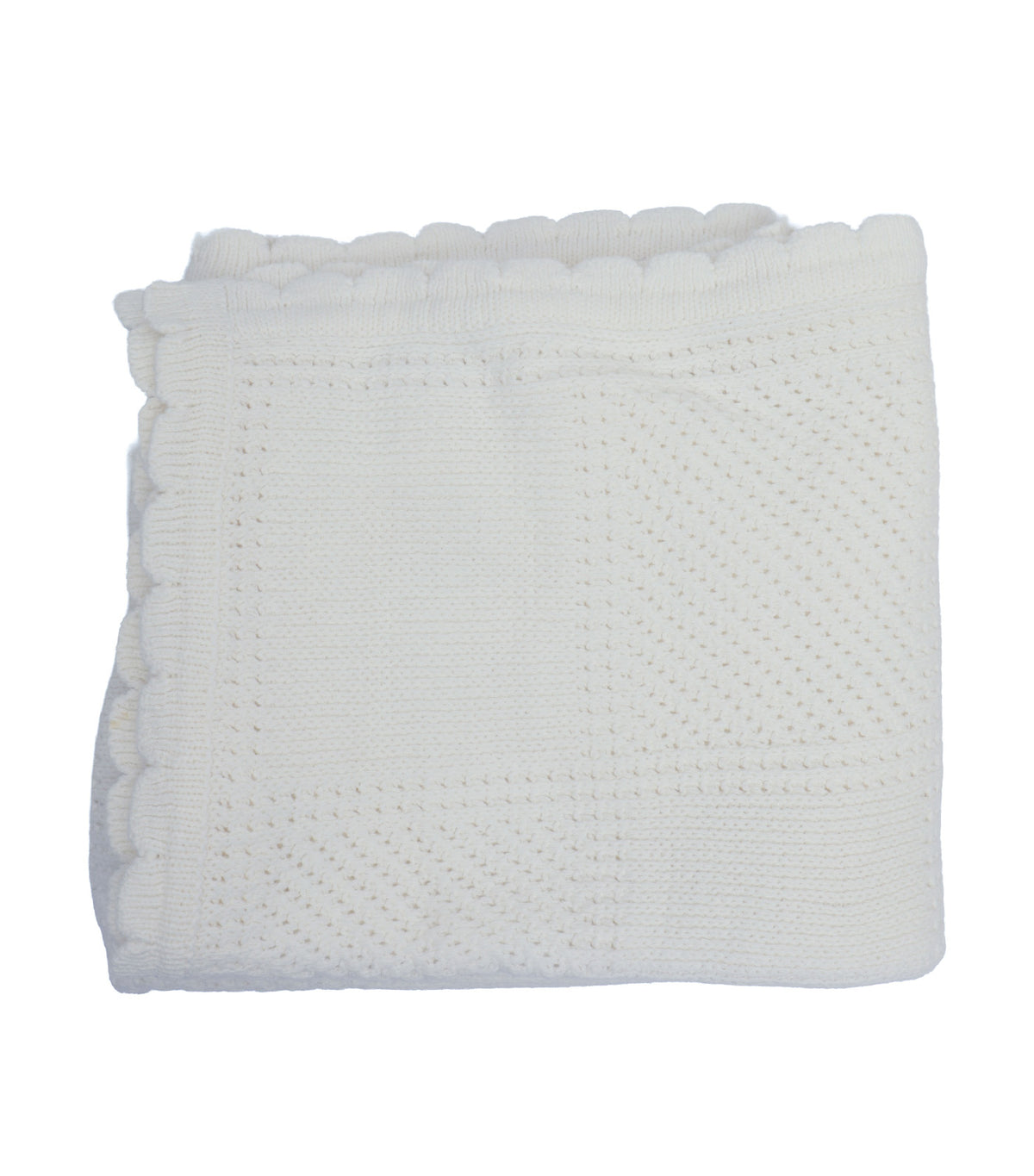Knitted Blanket White