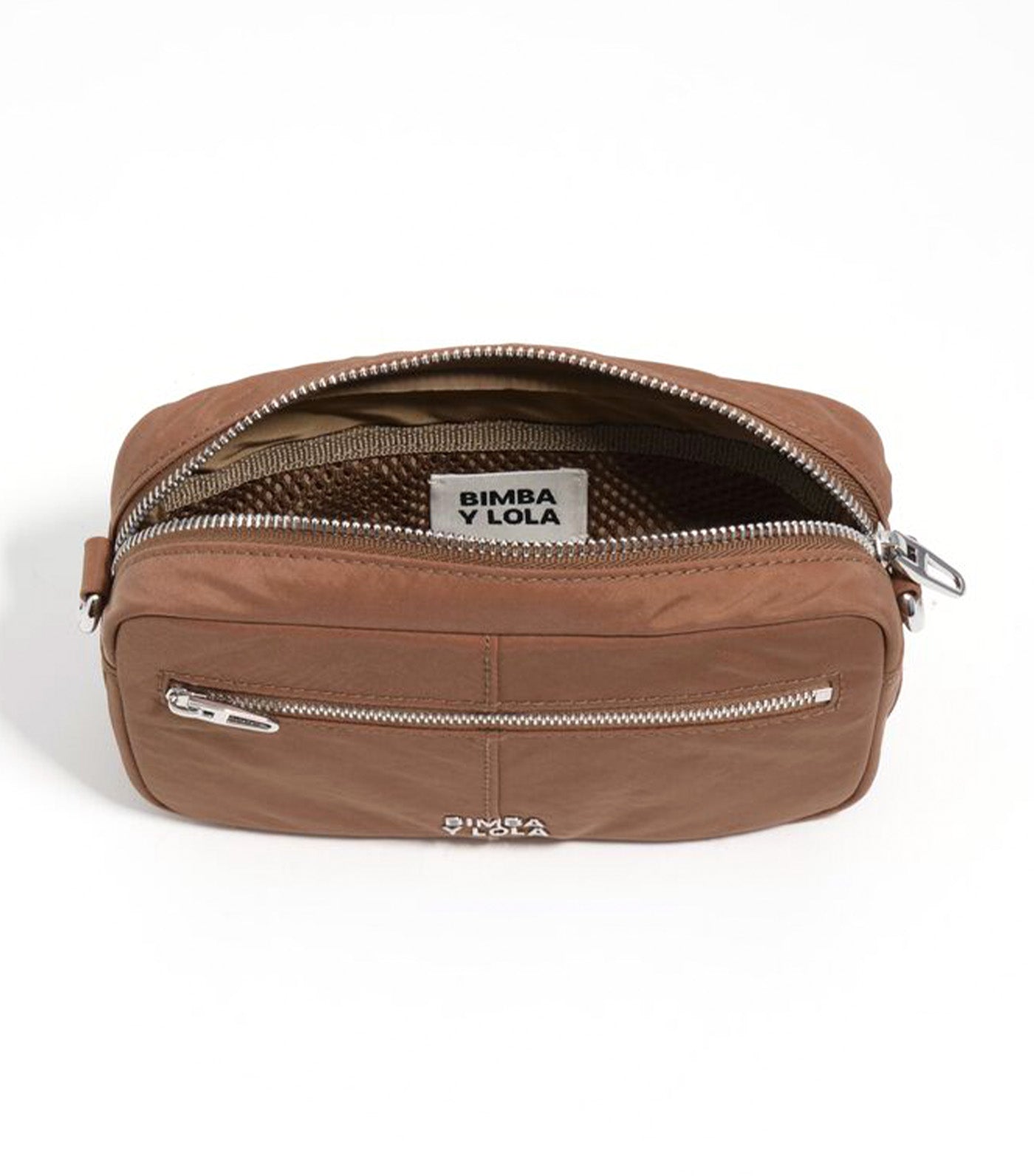 Turrón Nylon Mini Crossbody Bag Nougat