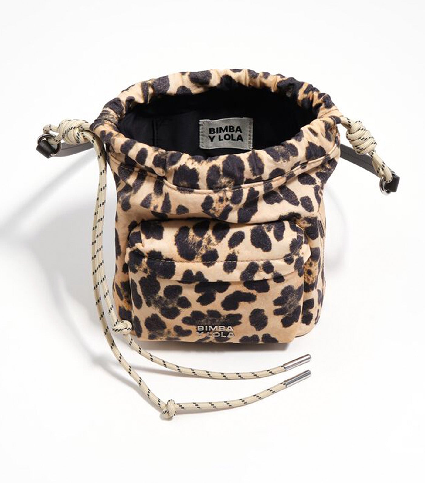 Nylon Mini Bag Natural Leopard