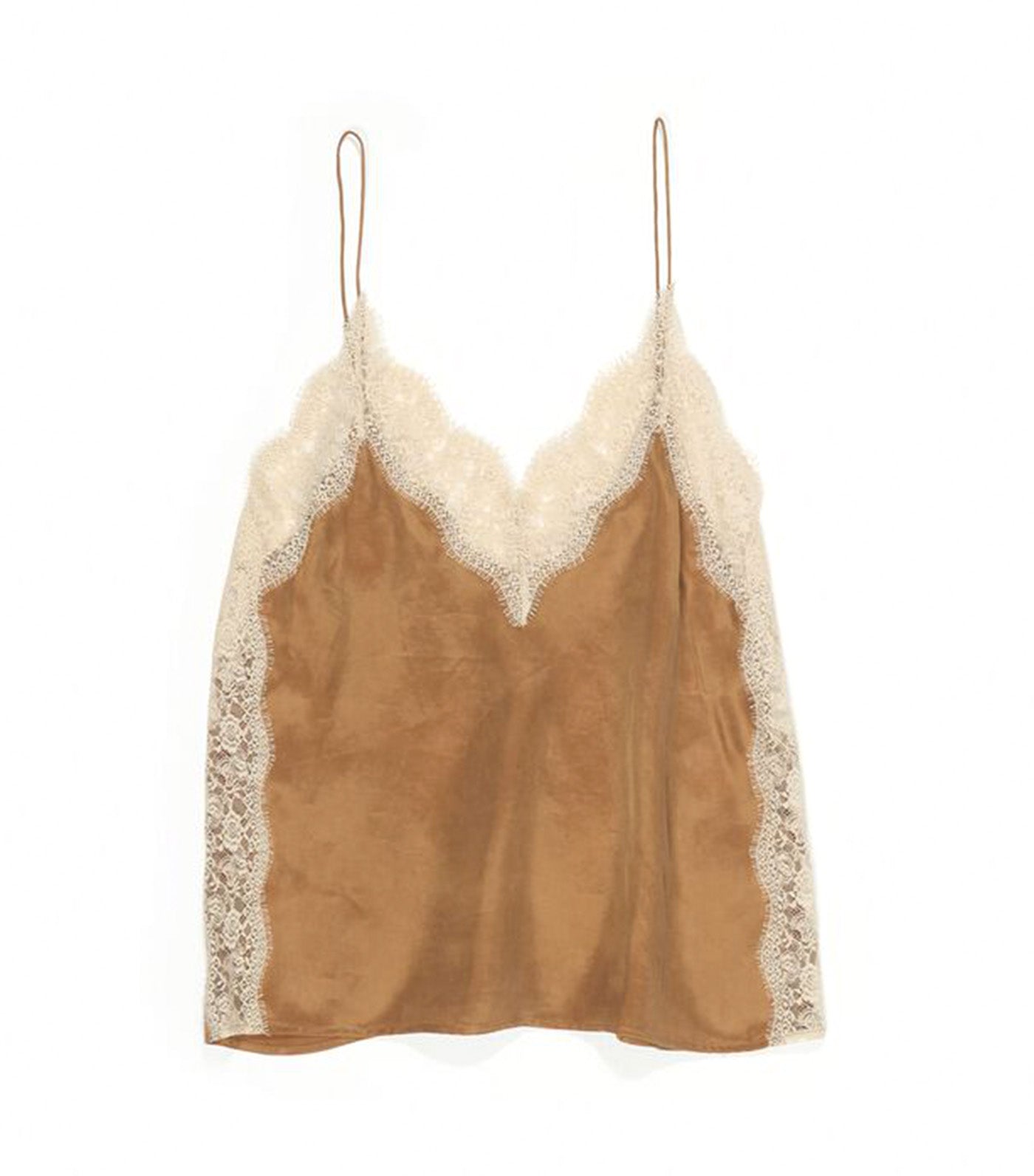 Lace Camisole Top Toffee