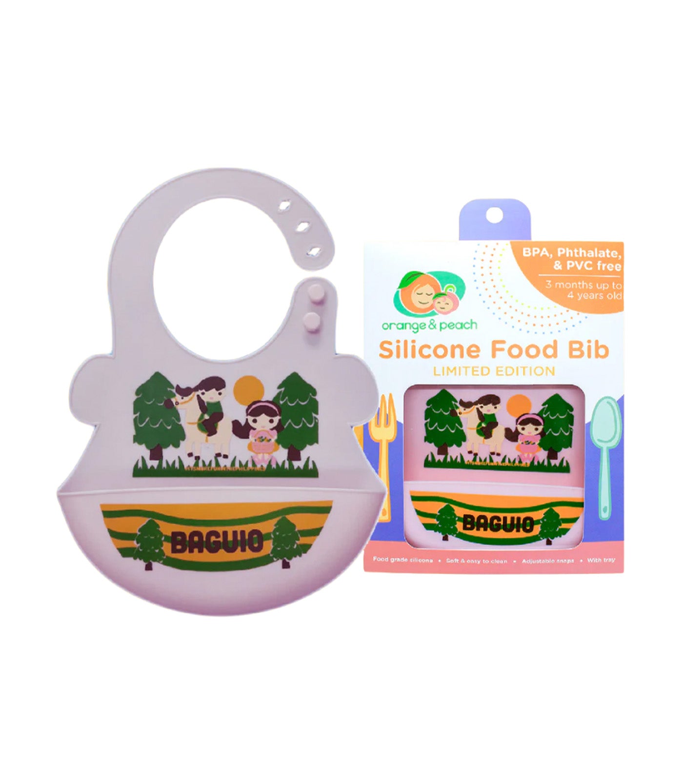 Complimentary Silicone Bib (Assorted Designs)