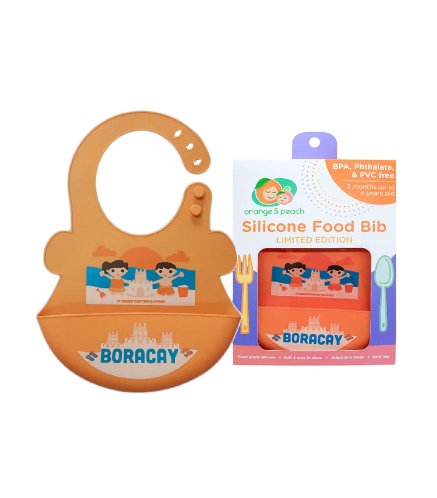 Complimentary Silicone Bib (Assorted Designs)