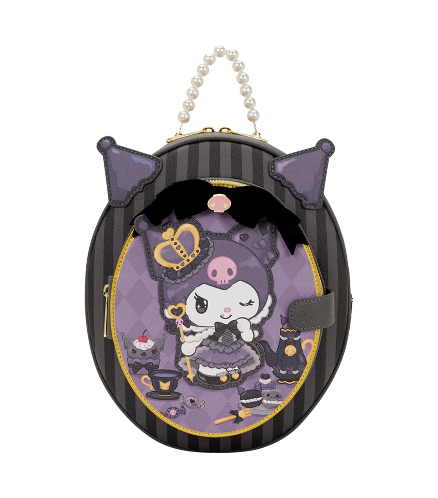 Sanrio Kuromi 20th Anniversary Cameo Mini Backpack
