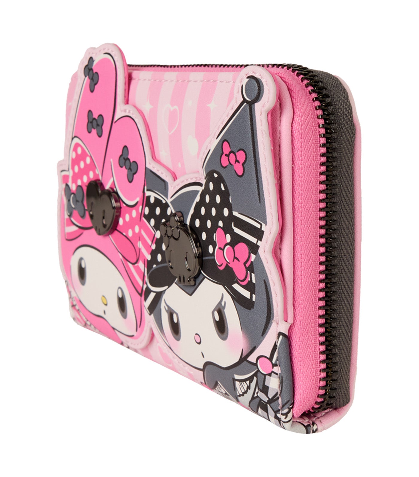 Sanrio My Melody and Kuromi Zip Around Wallet