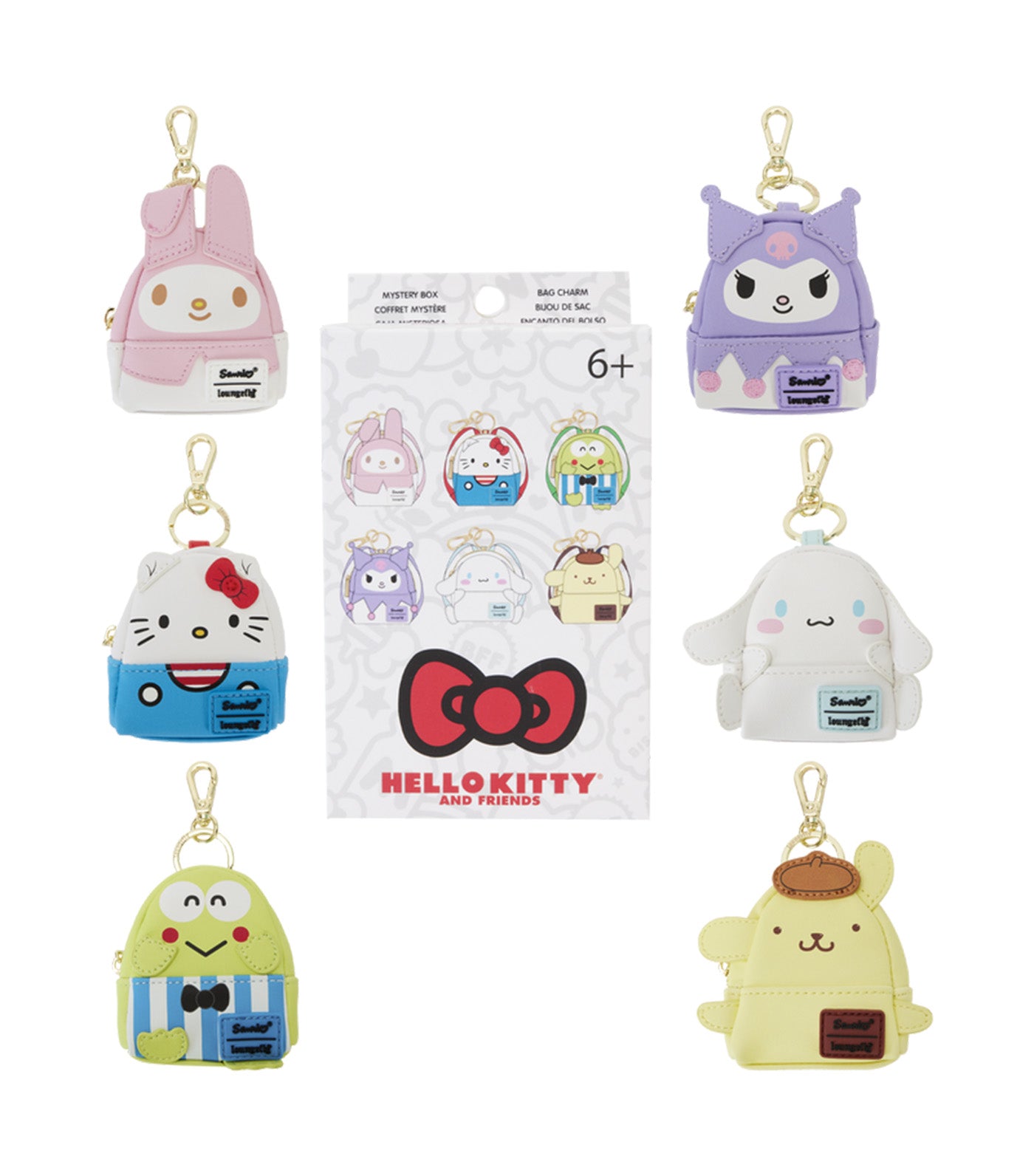 Sanrio Hello Kitty & Friends Cosplay Mystery Mini Backpack Keychain Charm