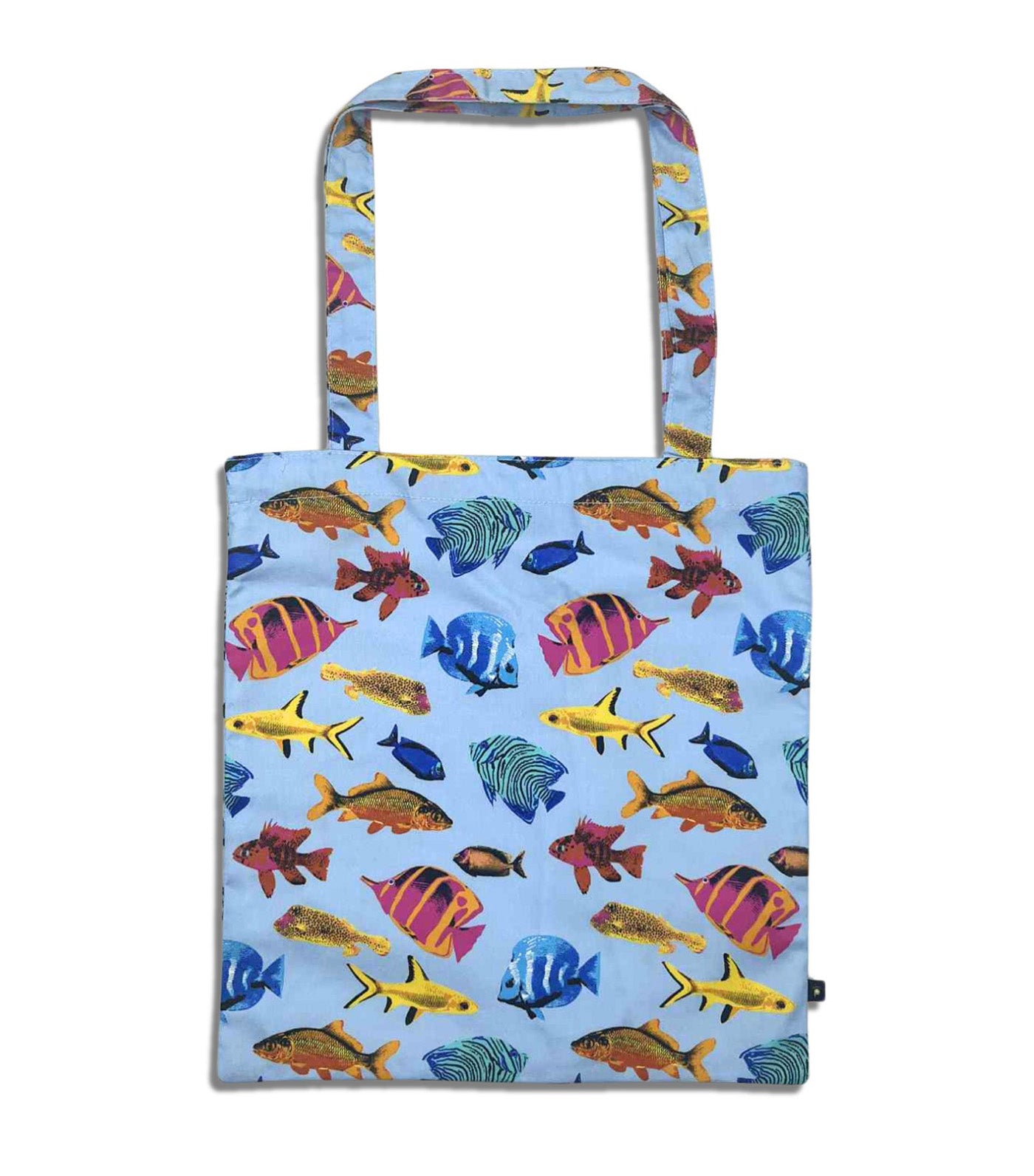 Complimentary Tote Bag Fish Blue/Multicolor
