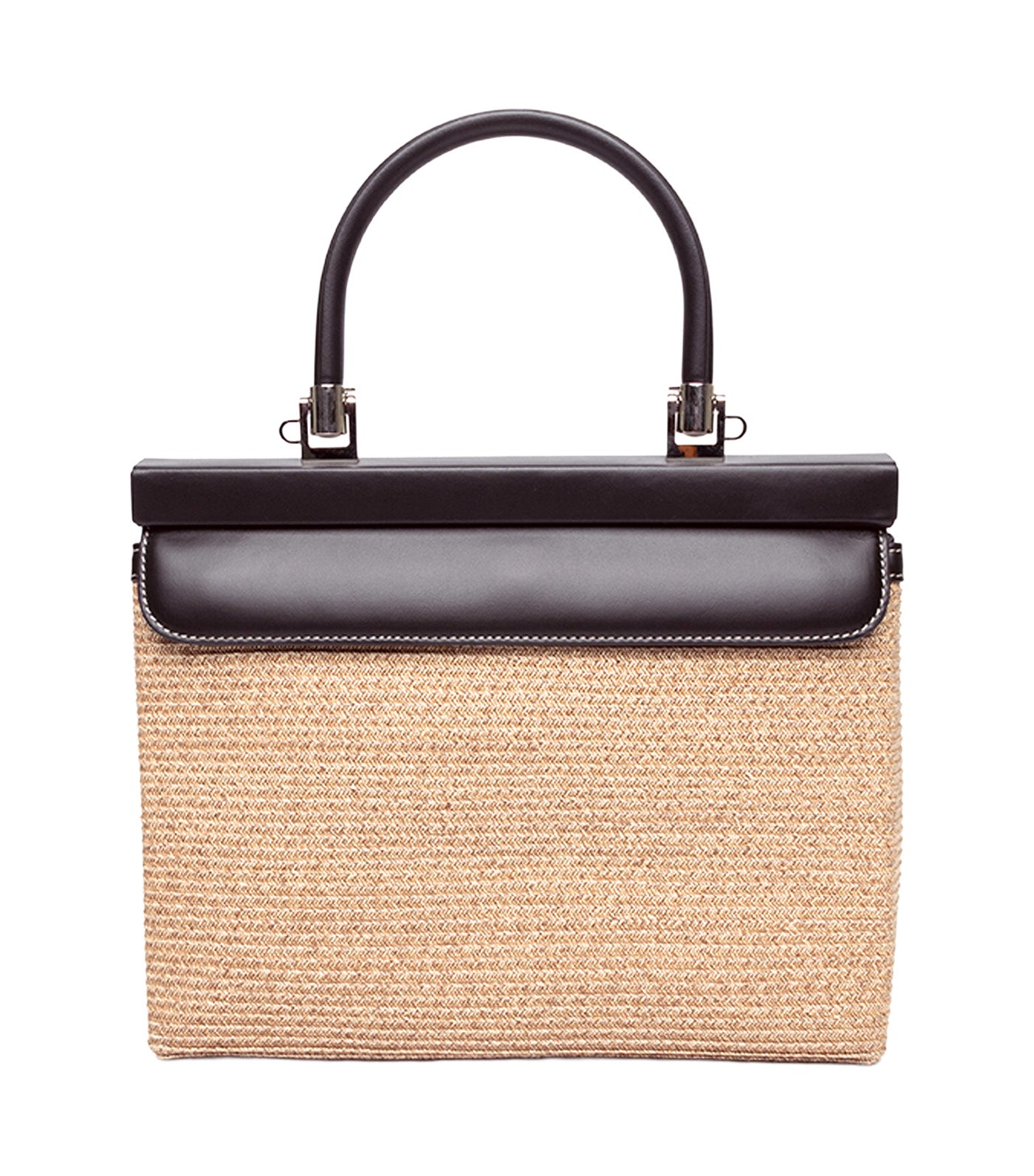 Paris Raffia Medium Black