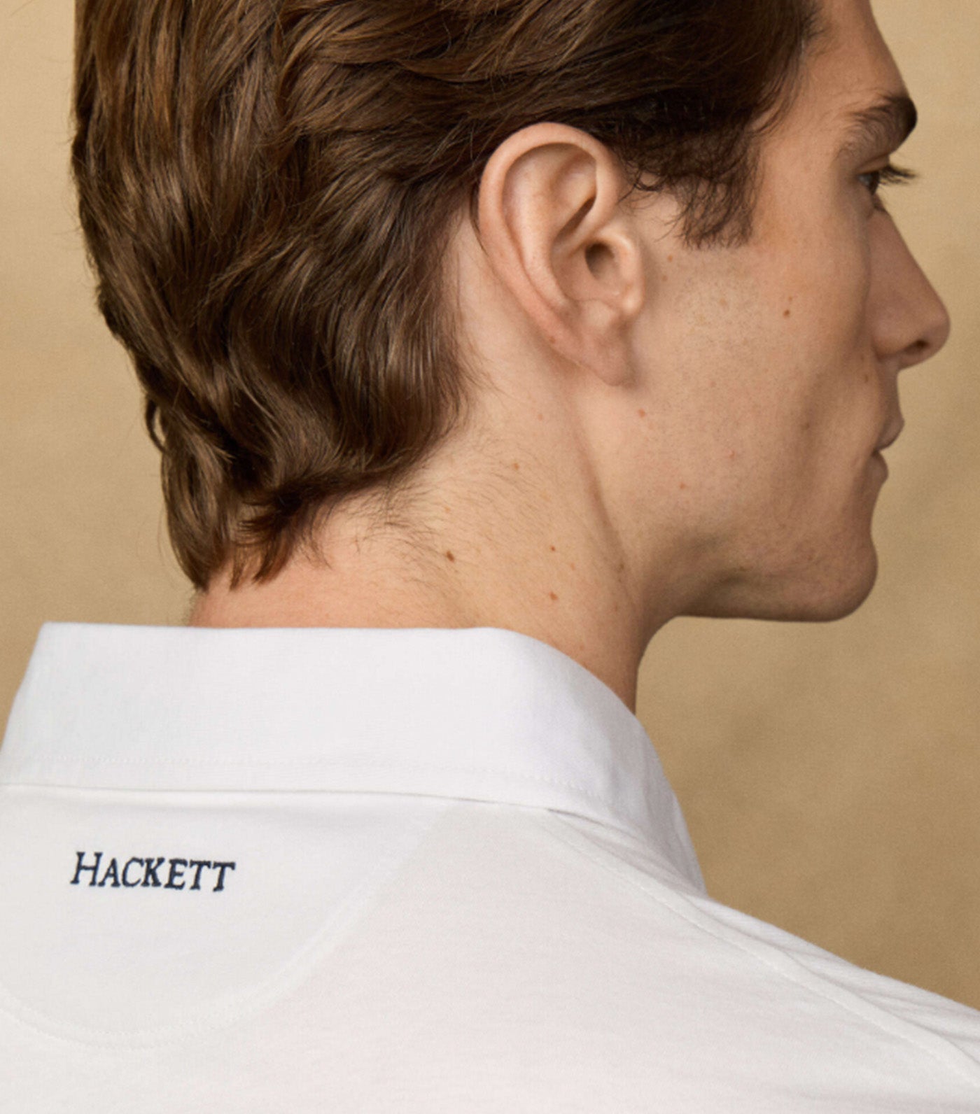 Hackett Classic Fit Short Sleeve LRC Polo Optic White