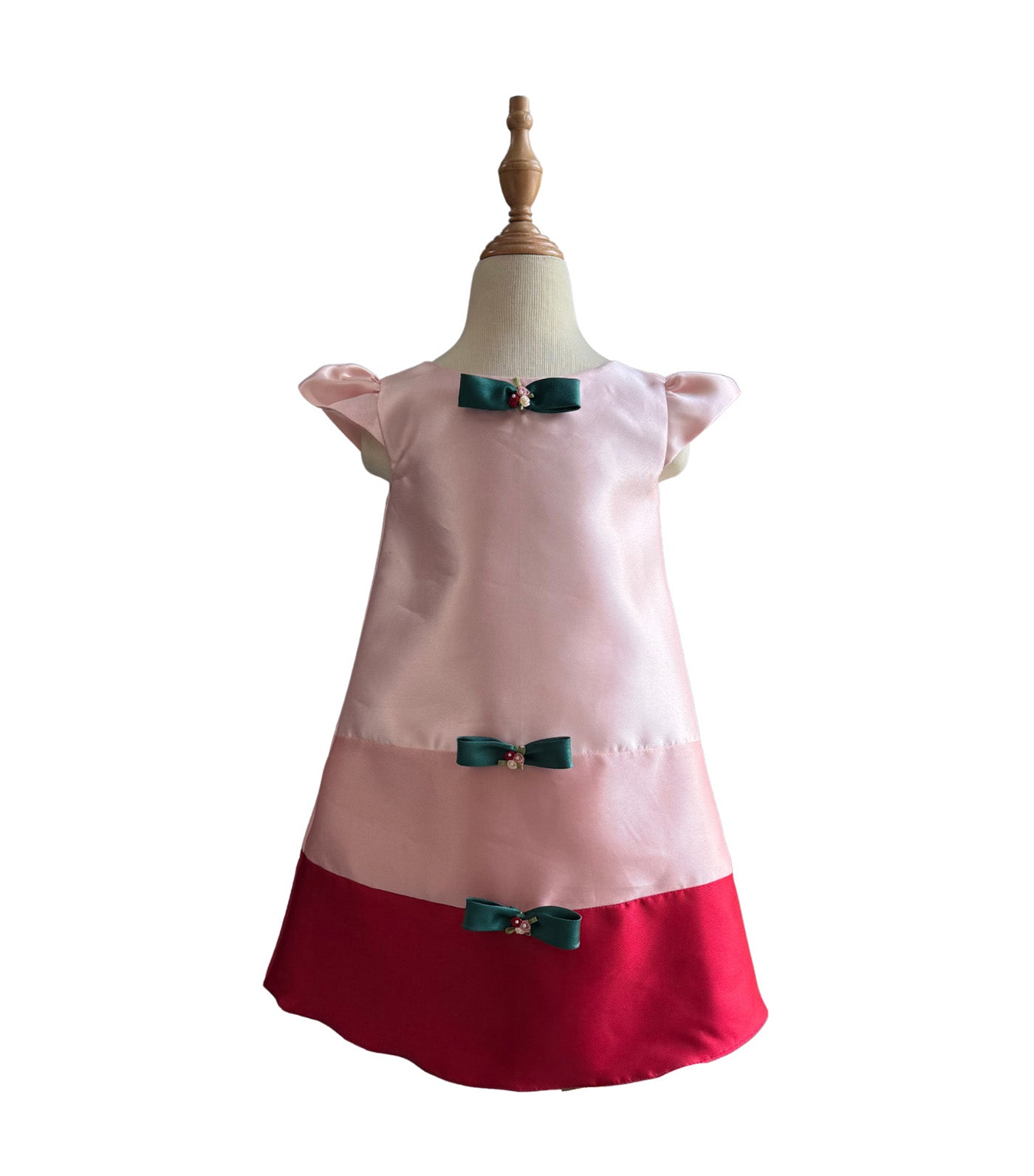 Kyla 3-Layer A-Line Mikado Dress