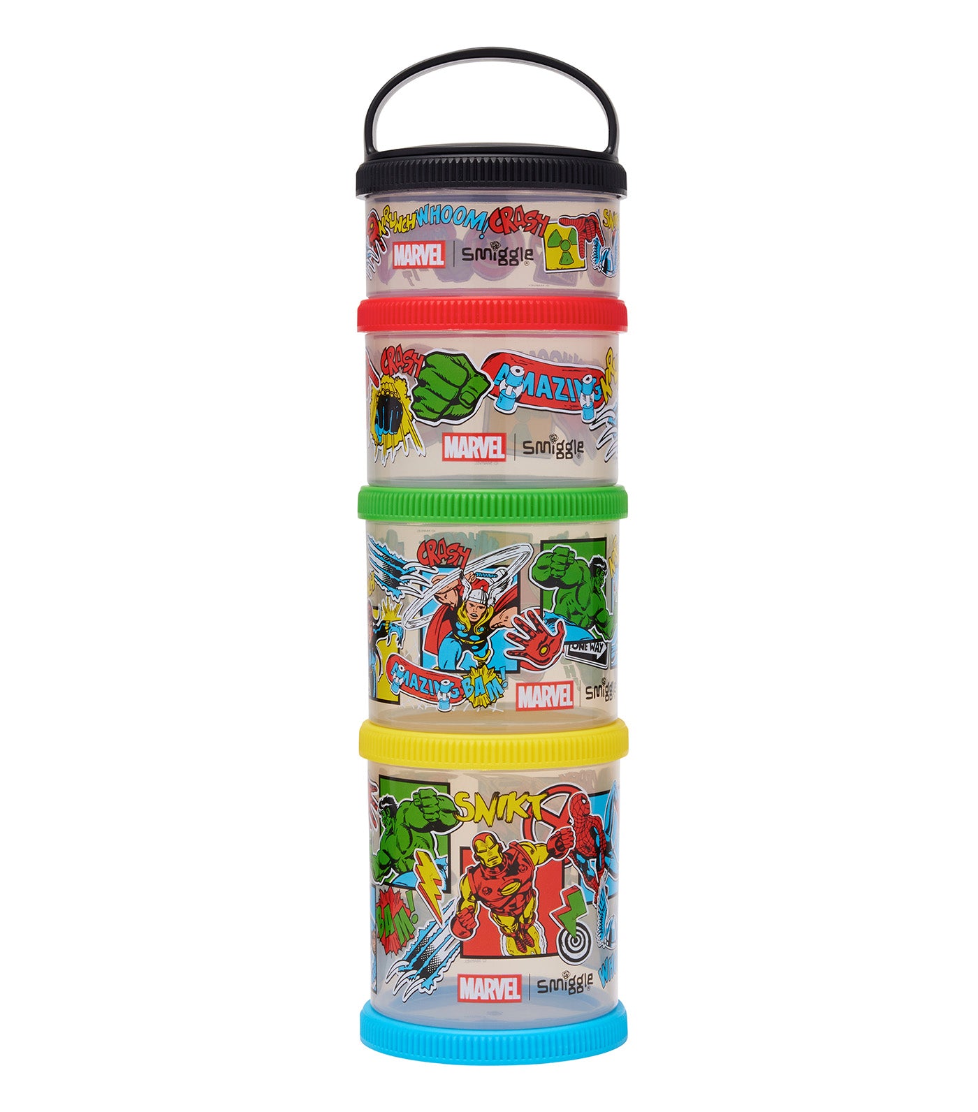 Marvel Large Snack & Stack Containers