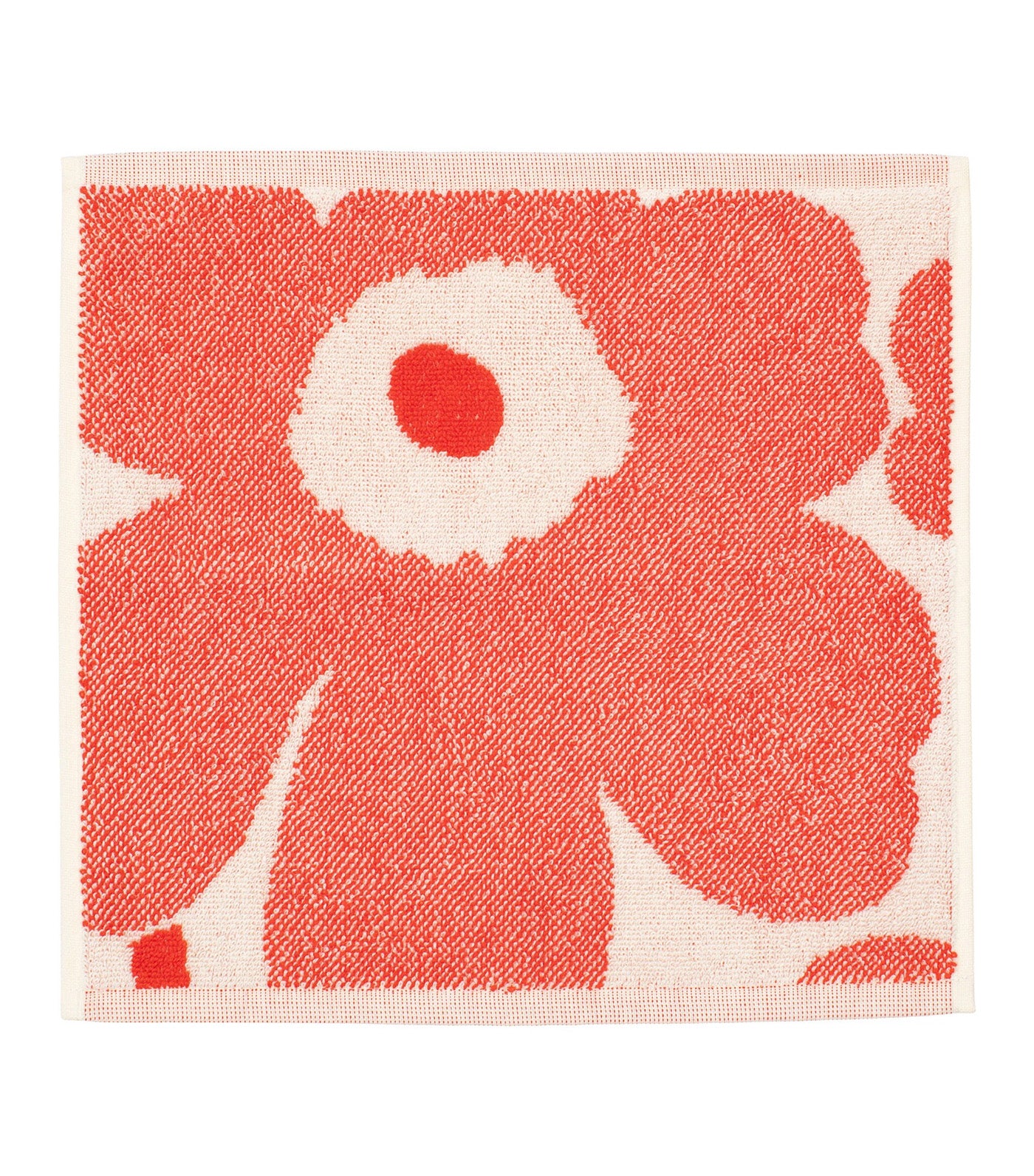 Unikko Mini Towel Off White/Orange/Red