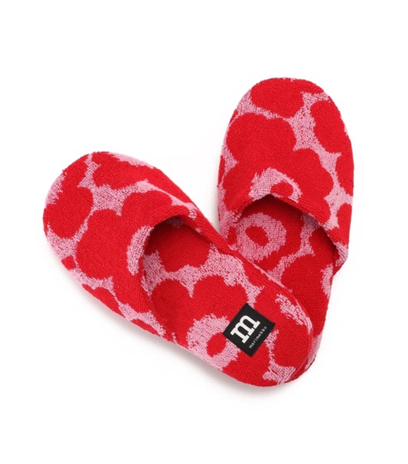 Mini Unikko Slippers Pink/Red