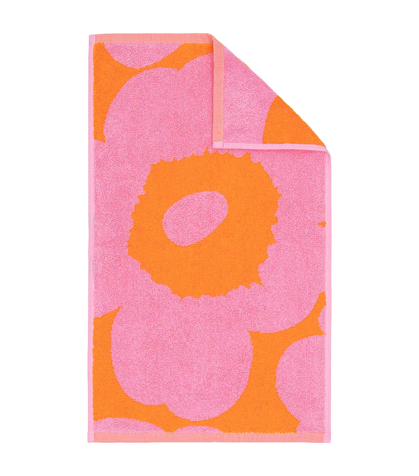 Unikko Guest Towel Pink/Orange