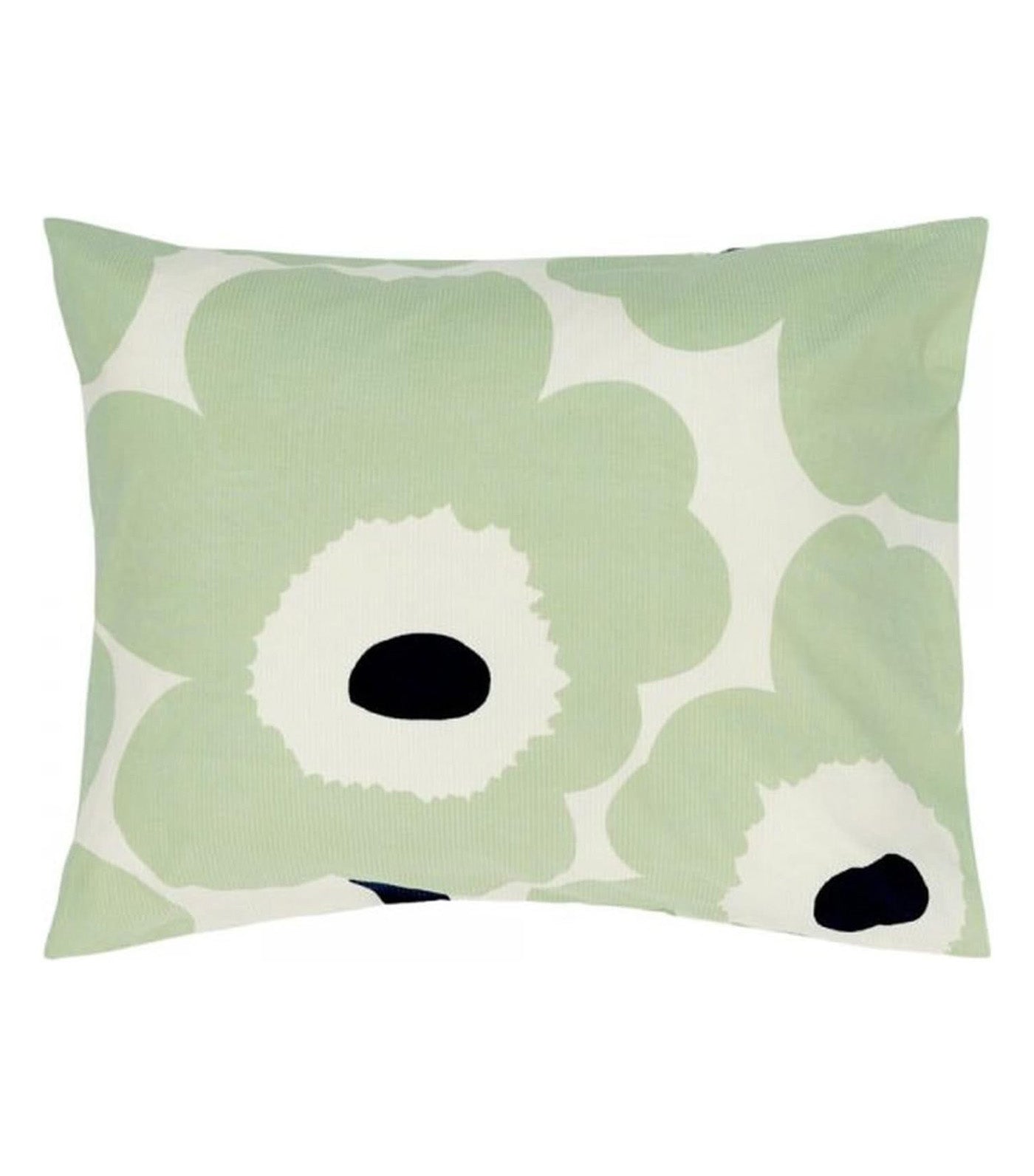Unikko Duvet Cover and Pillow Case Off White/Sage/Dark Blue