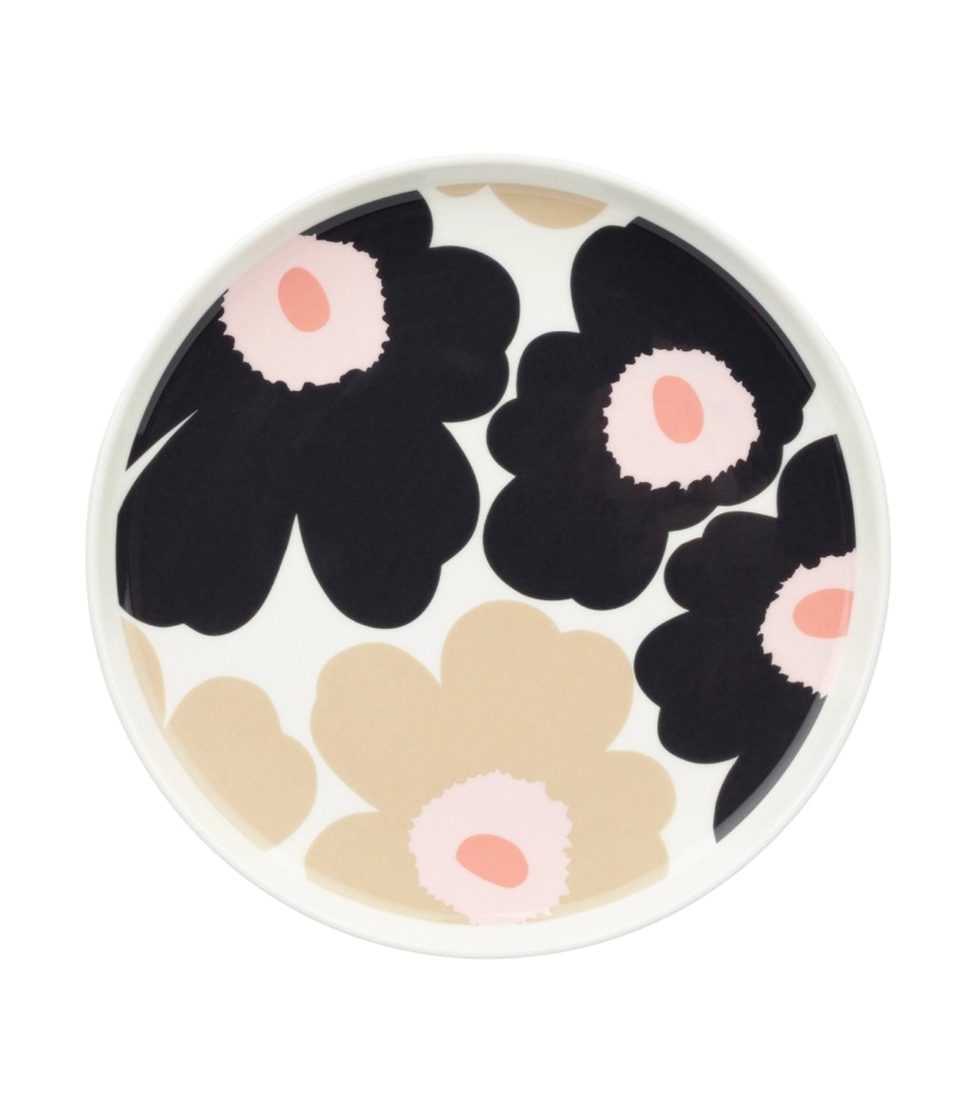 Marimekko Oiva / Unikko Collection Charcoal, Sand, and Pink | Rustan's