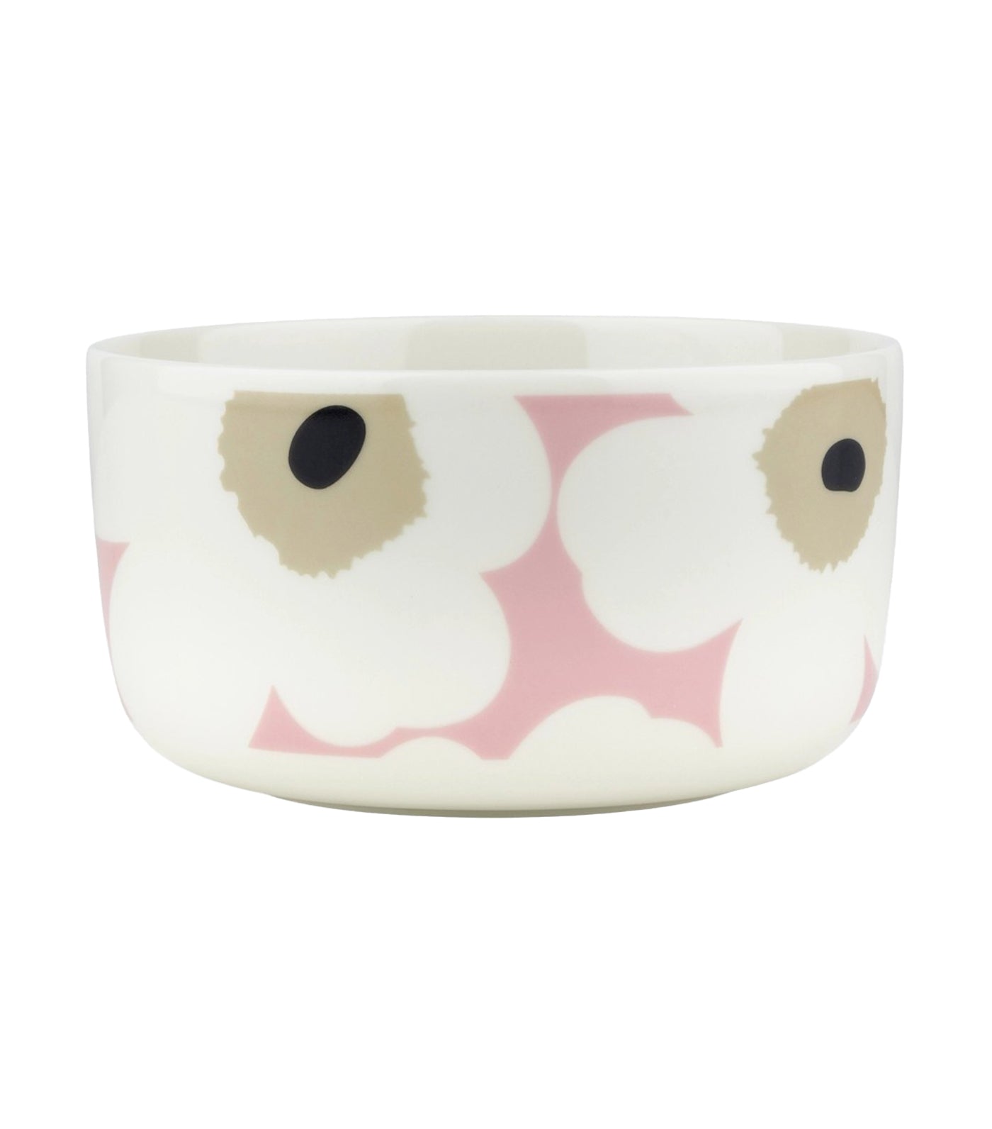 Oiva / Unikko Collection Charcoal, Sand, and Pink