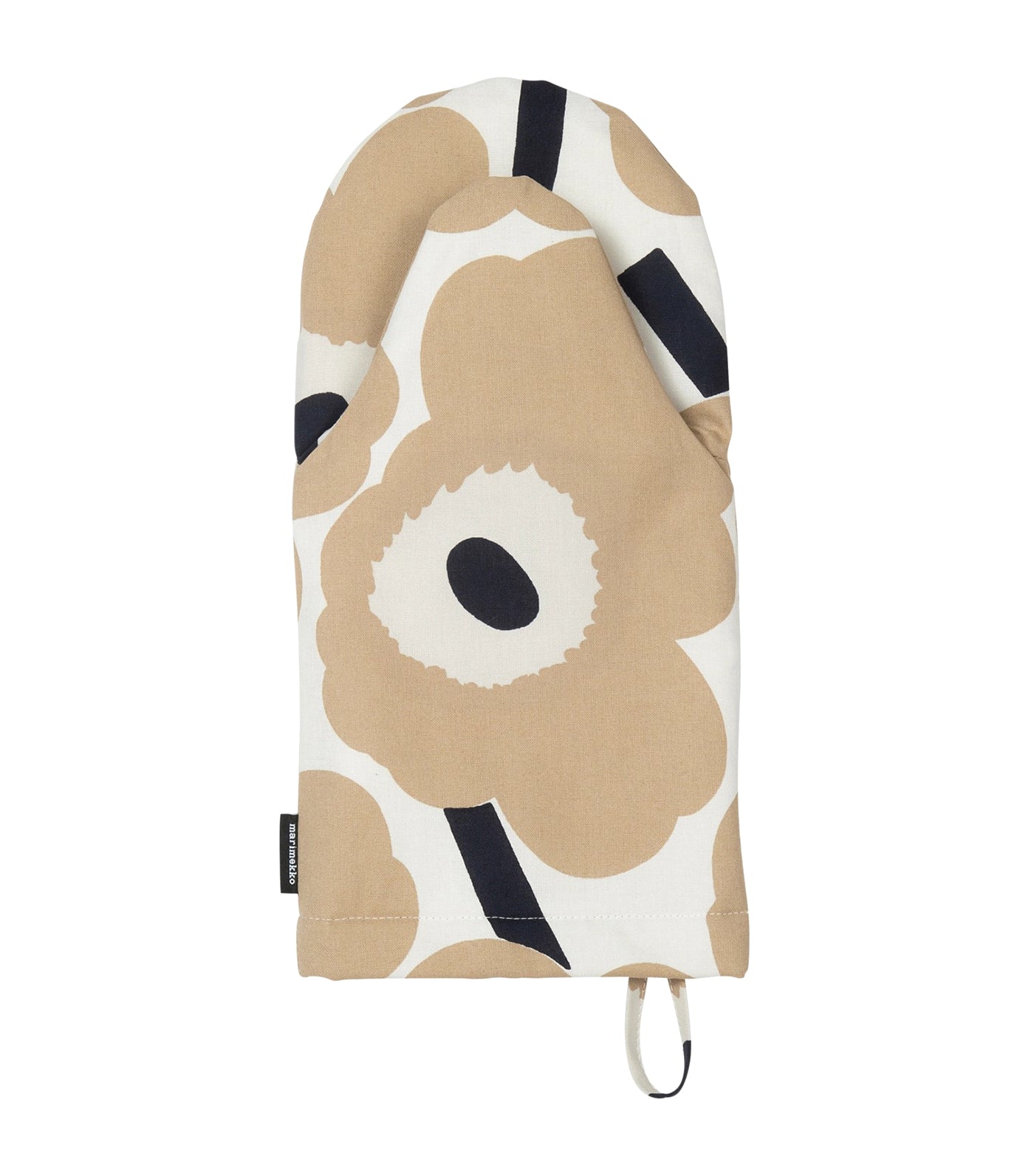 Marimekko Pieni Unikko Oven Mitten Off White/Beige/Dark Blue
