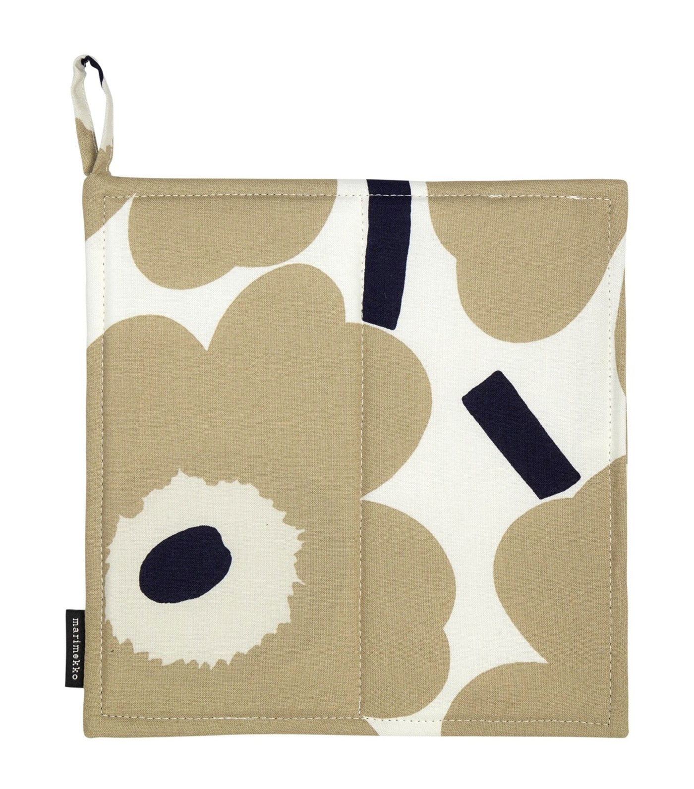 Marimekko Pieni Unikko Pot Holder Off White/Beige/Dark Blue