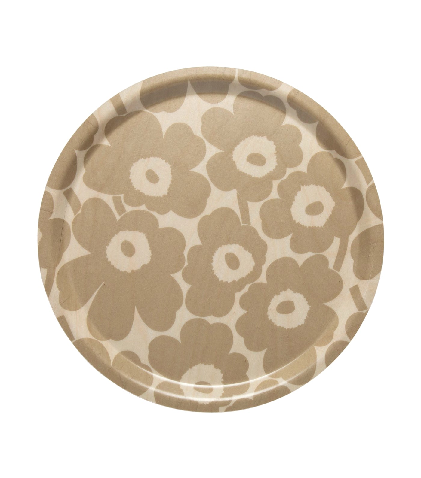 Mini Unikko Plywood Tray Light Brown/Beige