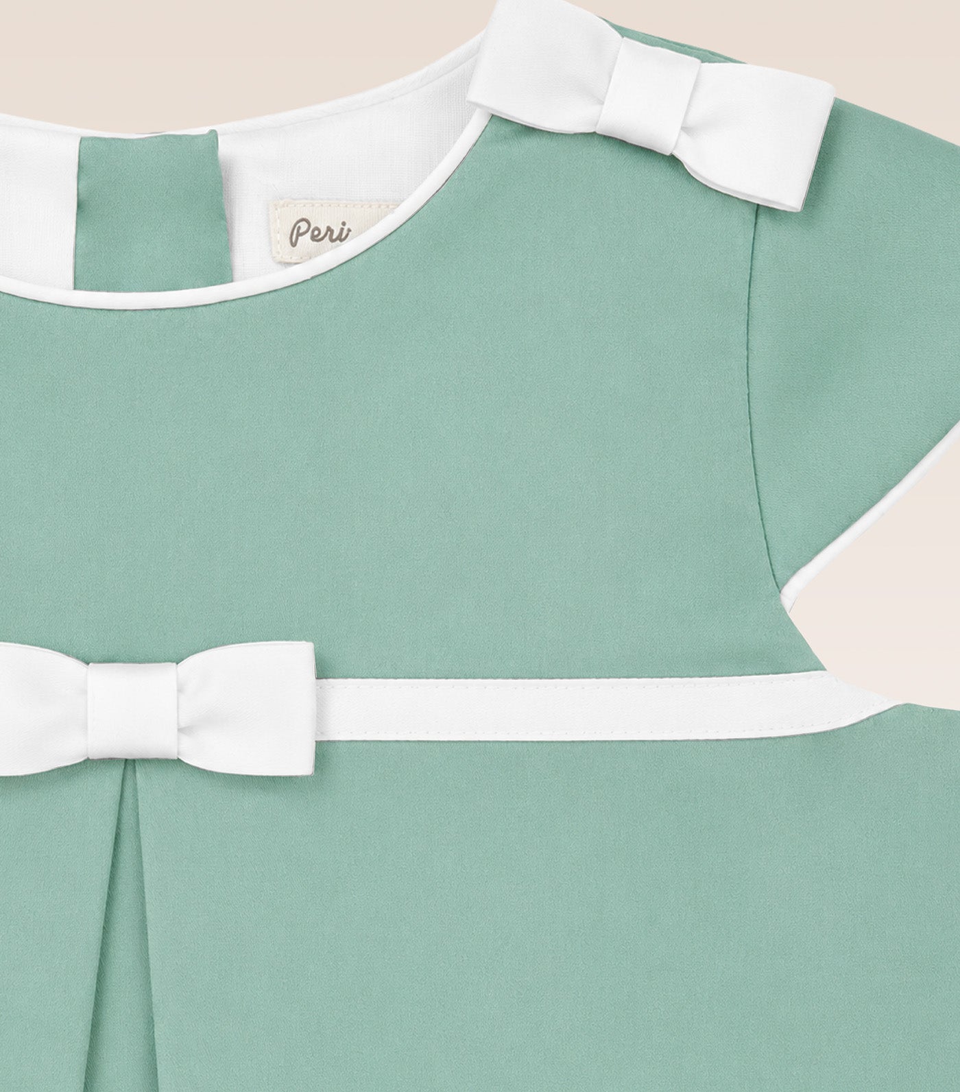 Adeline Baby Girls Shift Dress Green