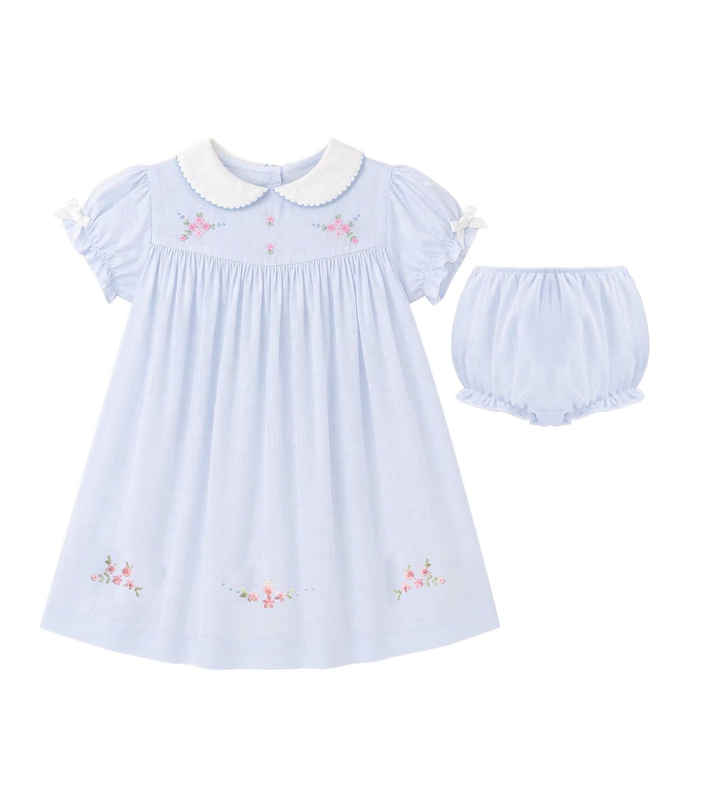 Rina Baby Girls Embroidered Dress