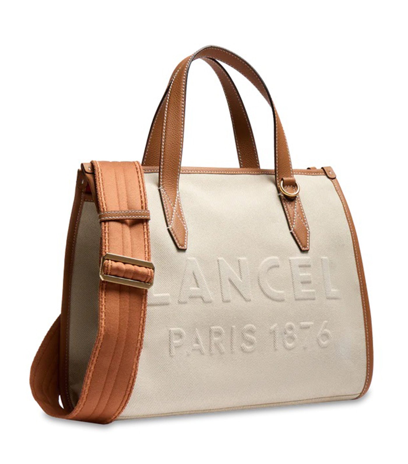 Jour De Lancel M Zip Tote Bag Natur/Camel