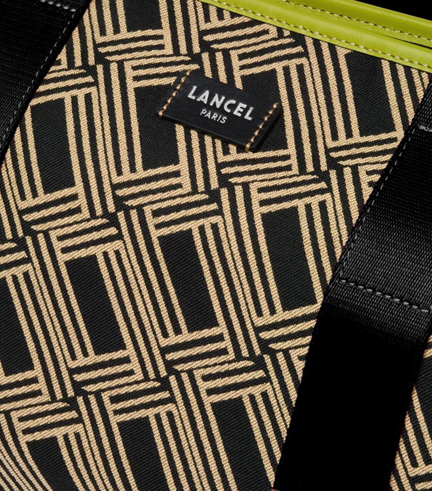 Mistral Rollable De Lancel M Zip Tote Multicolor/Black