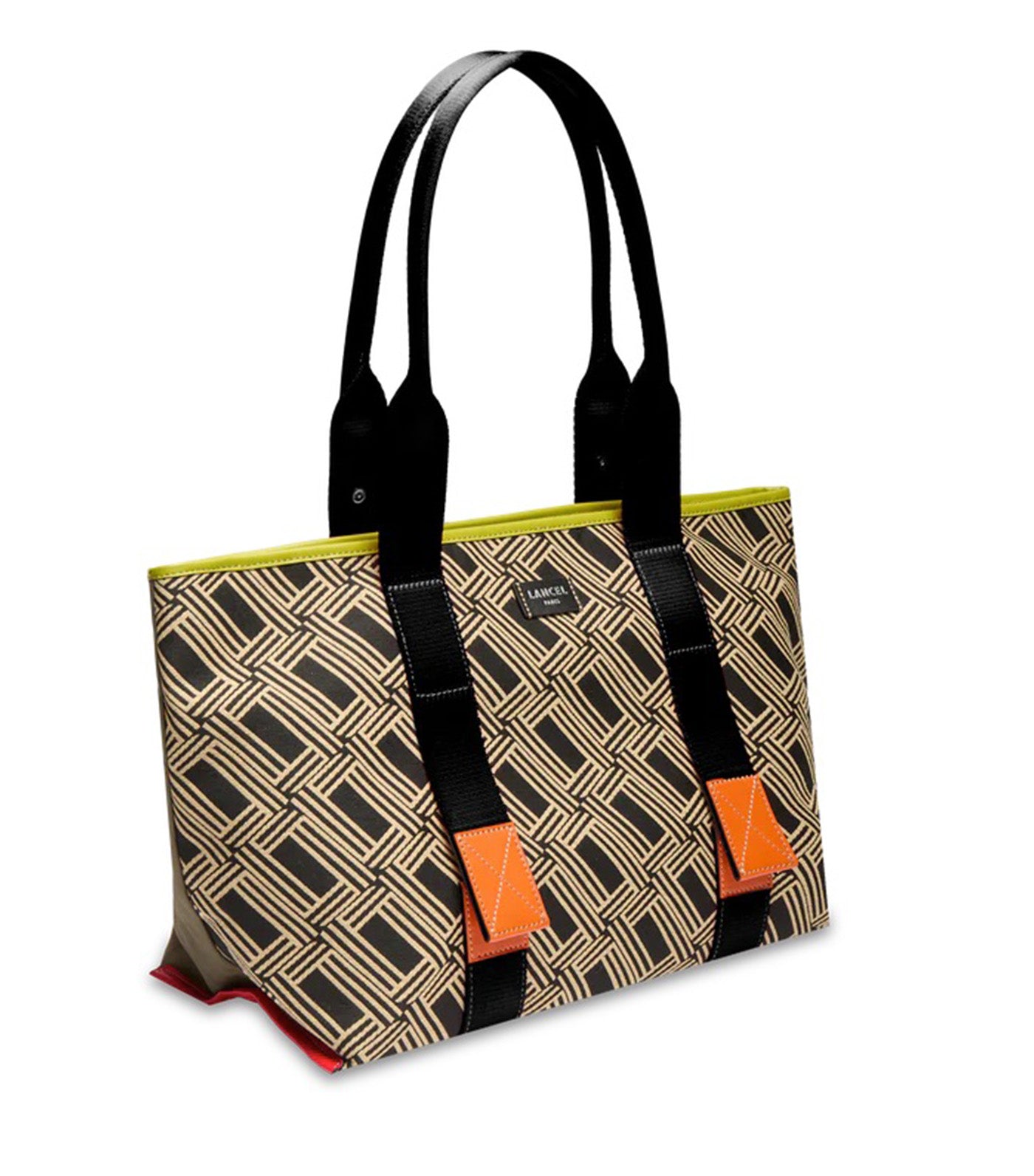 Mistral Rollable De Lancel L Zip Tote Multicolor/Black