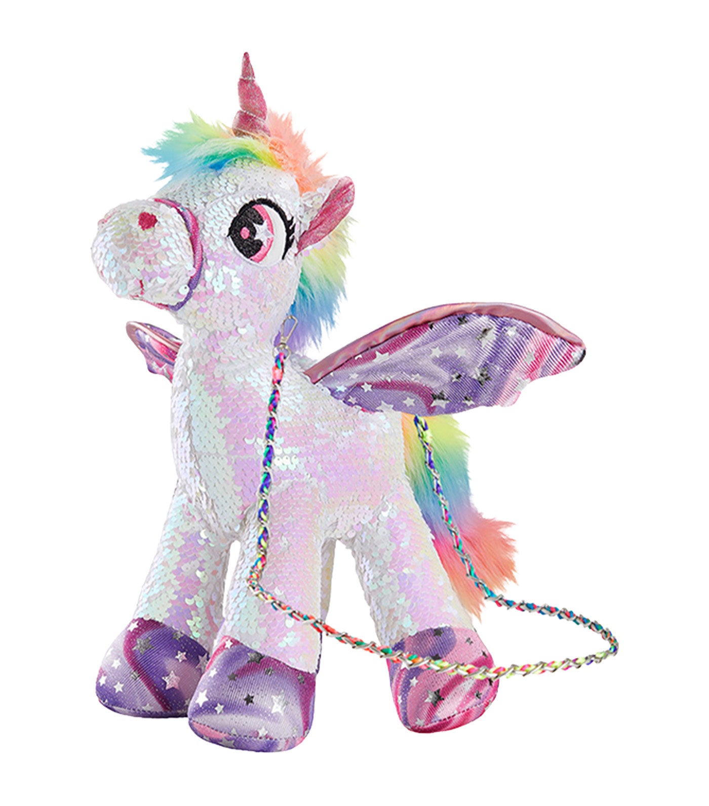 Sequined Unicorn Crossbody Bag
