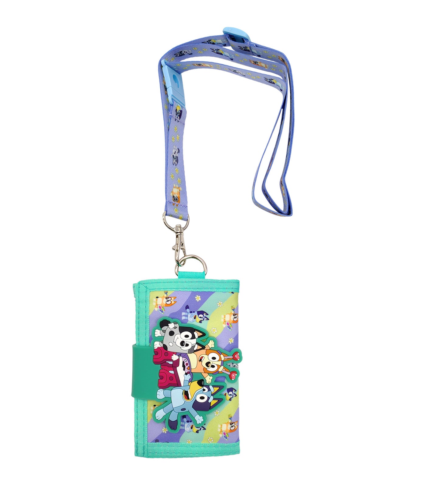 Totsafe Bluey Bingo Muffin Series Lanyard Wallet Multi