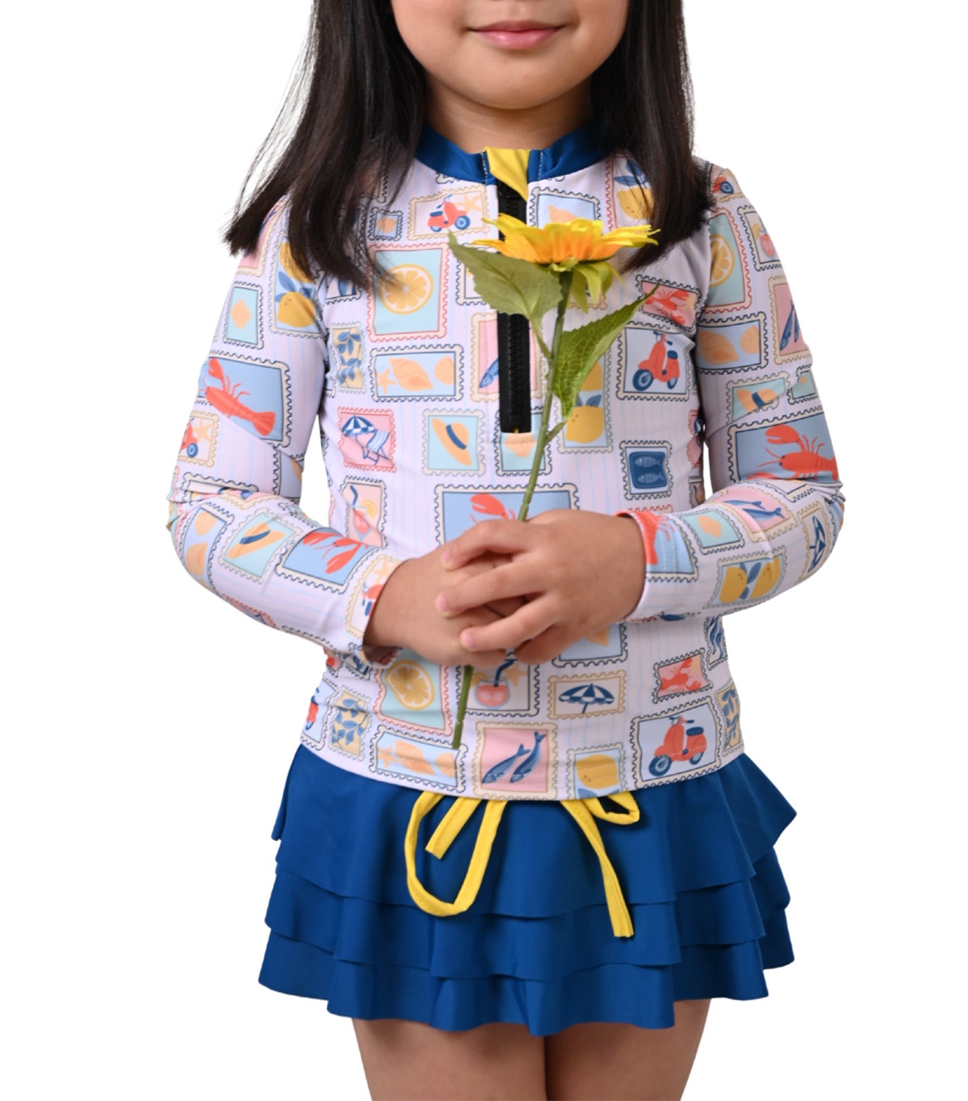 Lucia Girls UPF50+ Rash Guard Set