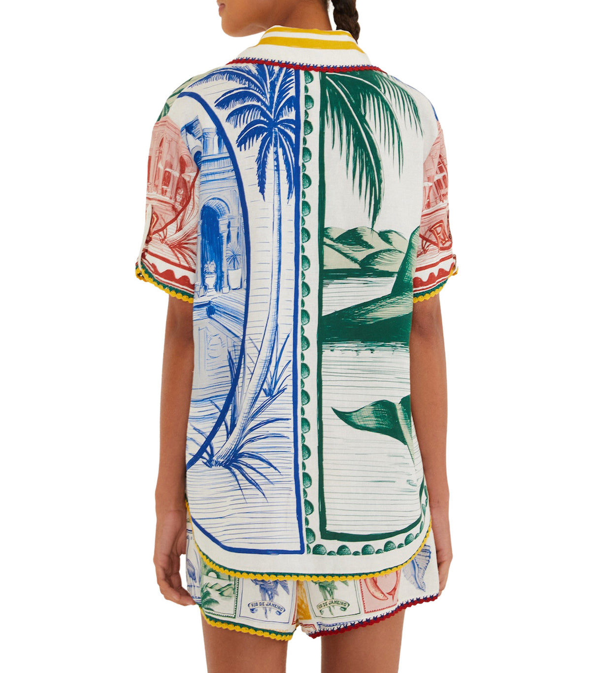 Brasil Vintage Shirt Off-White Multi