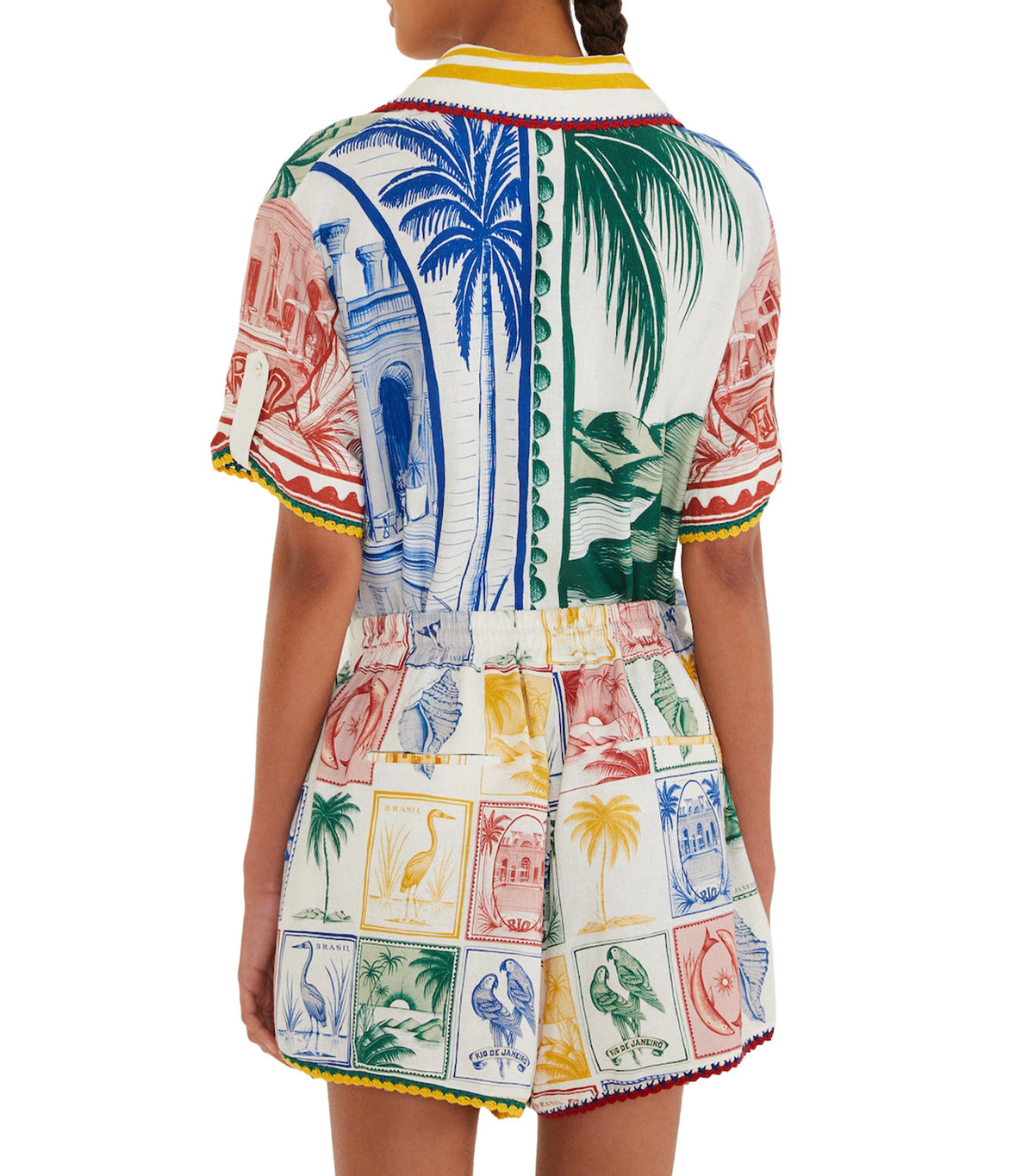 Brasil Vintage Shorts Off-White Multi