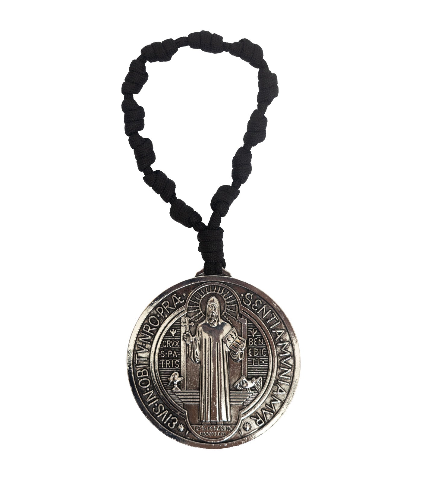 St. Benedict Door Hanger Silver