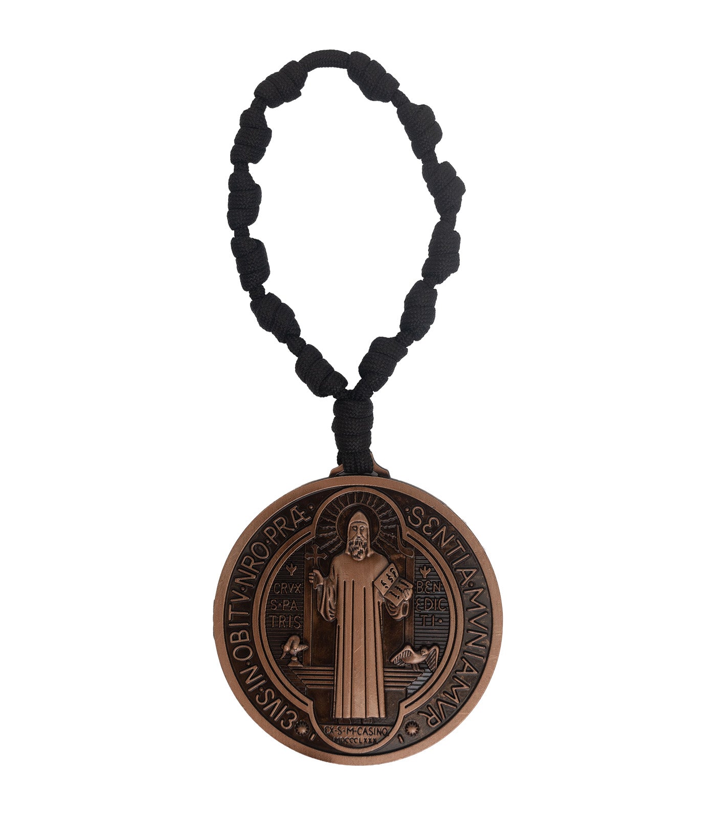 St. Benedict Door Hanger Bronze