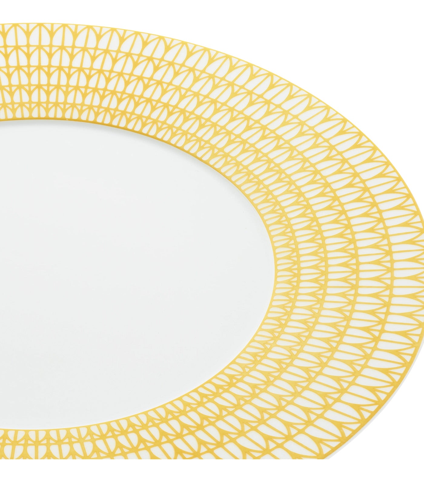 Malmaison Riviera Porcelain Underplate Yellow