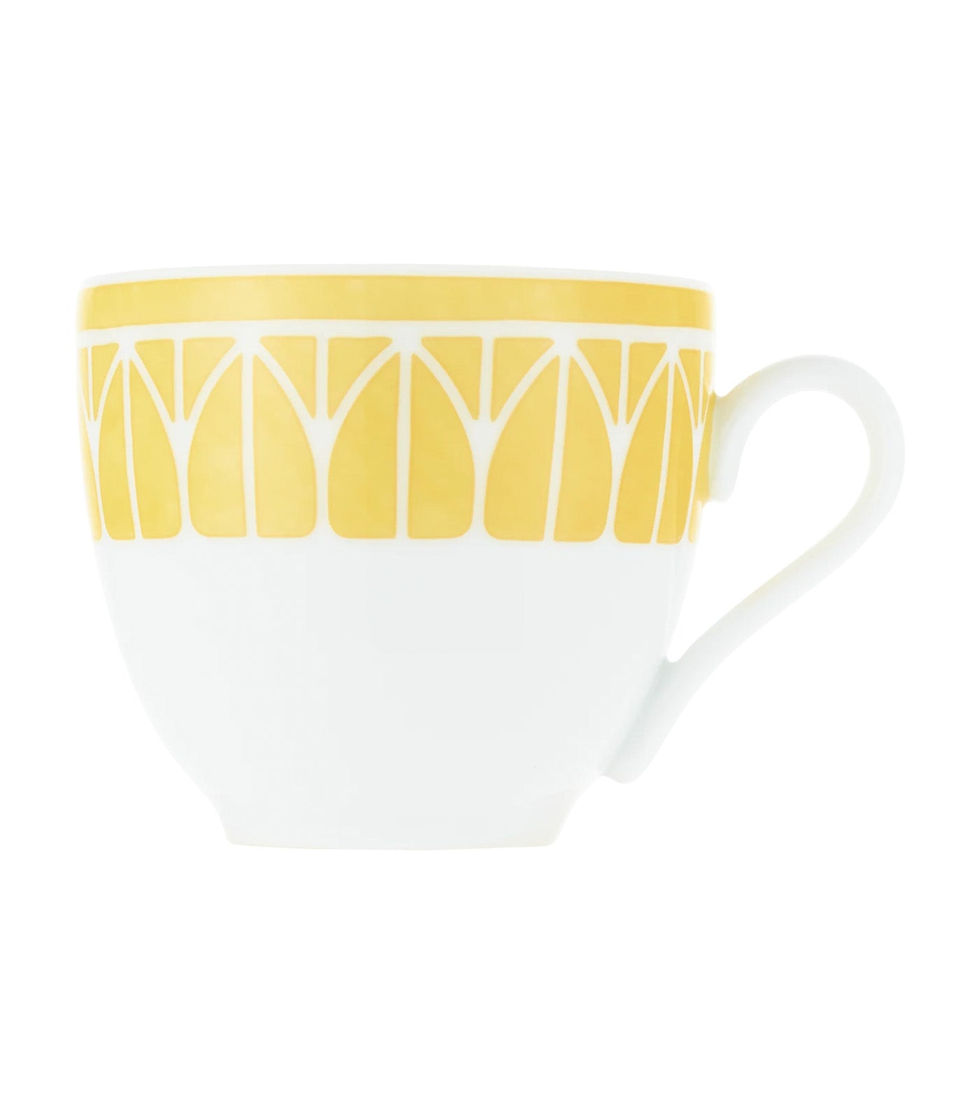 Malmaison Riviera Porcelain Espresso Cup and Saucer Yellow
