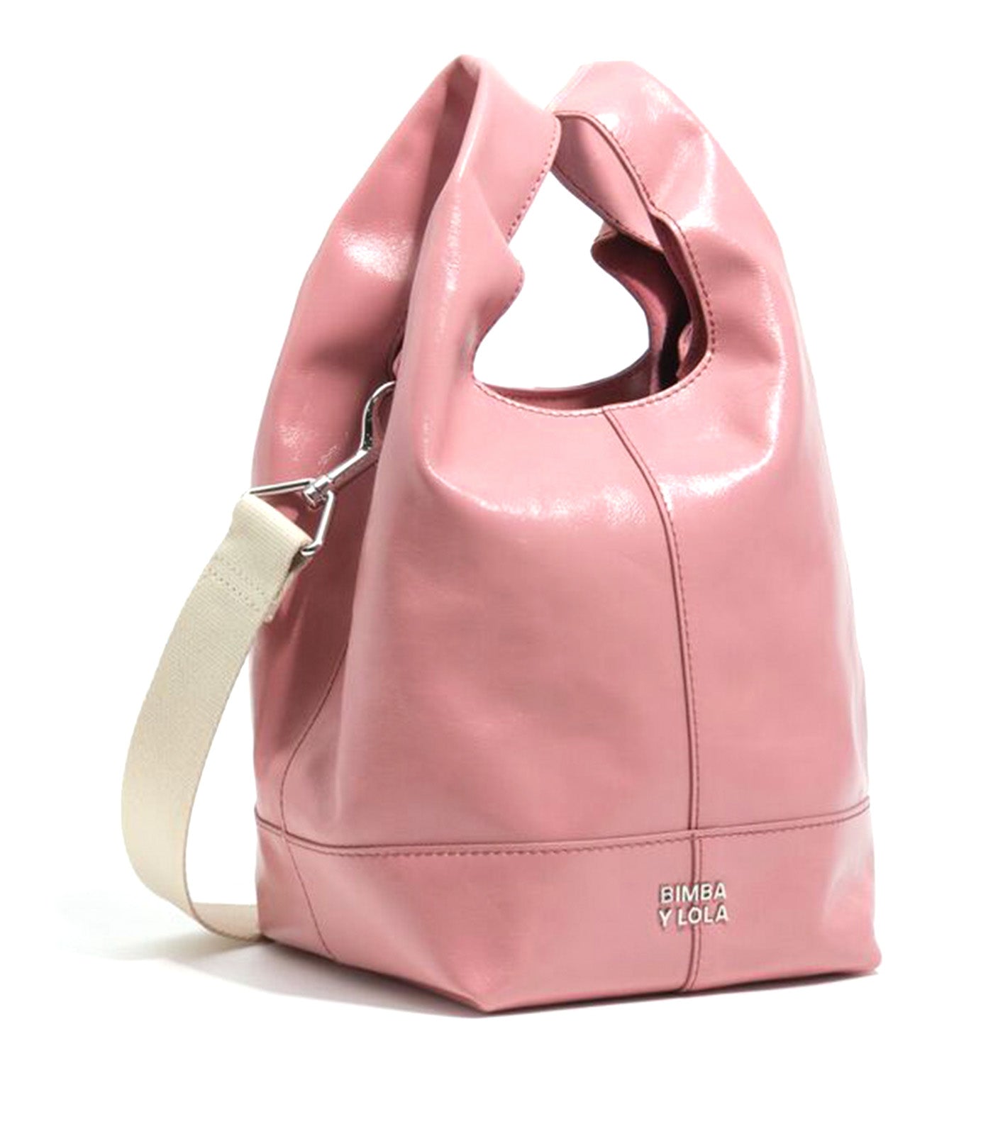 Medium Paper Bag in Leather