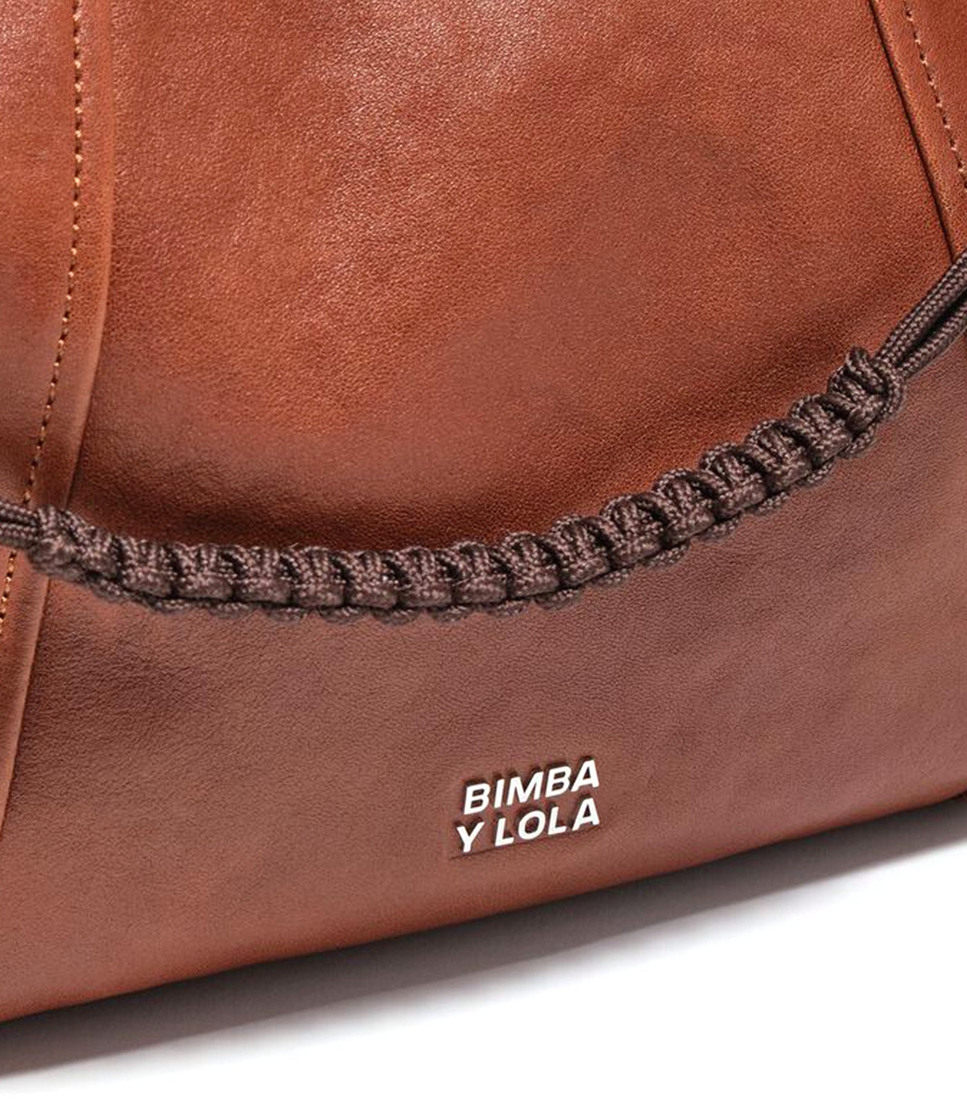 Medium Leather Paper Bag