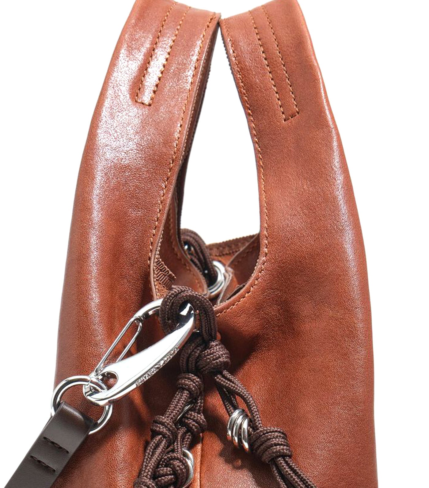Medium Leather Paper Bag