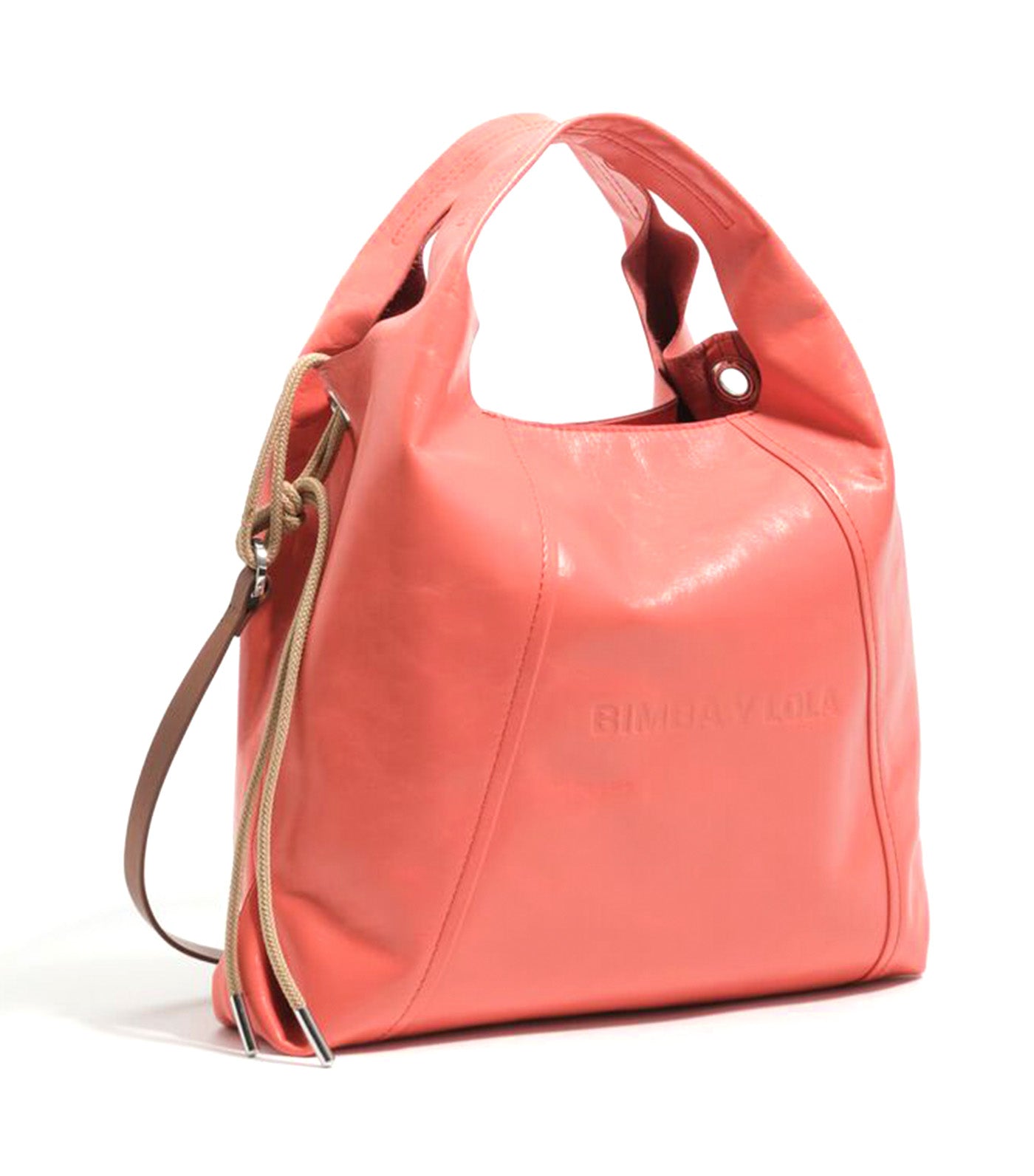 Medium Leather Paper Bag