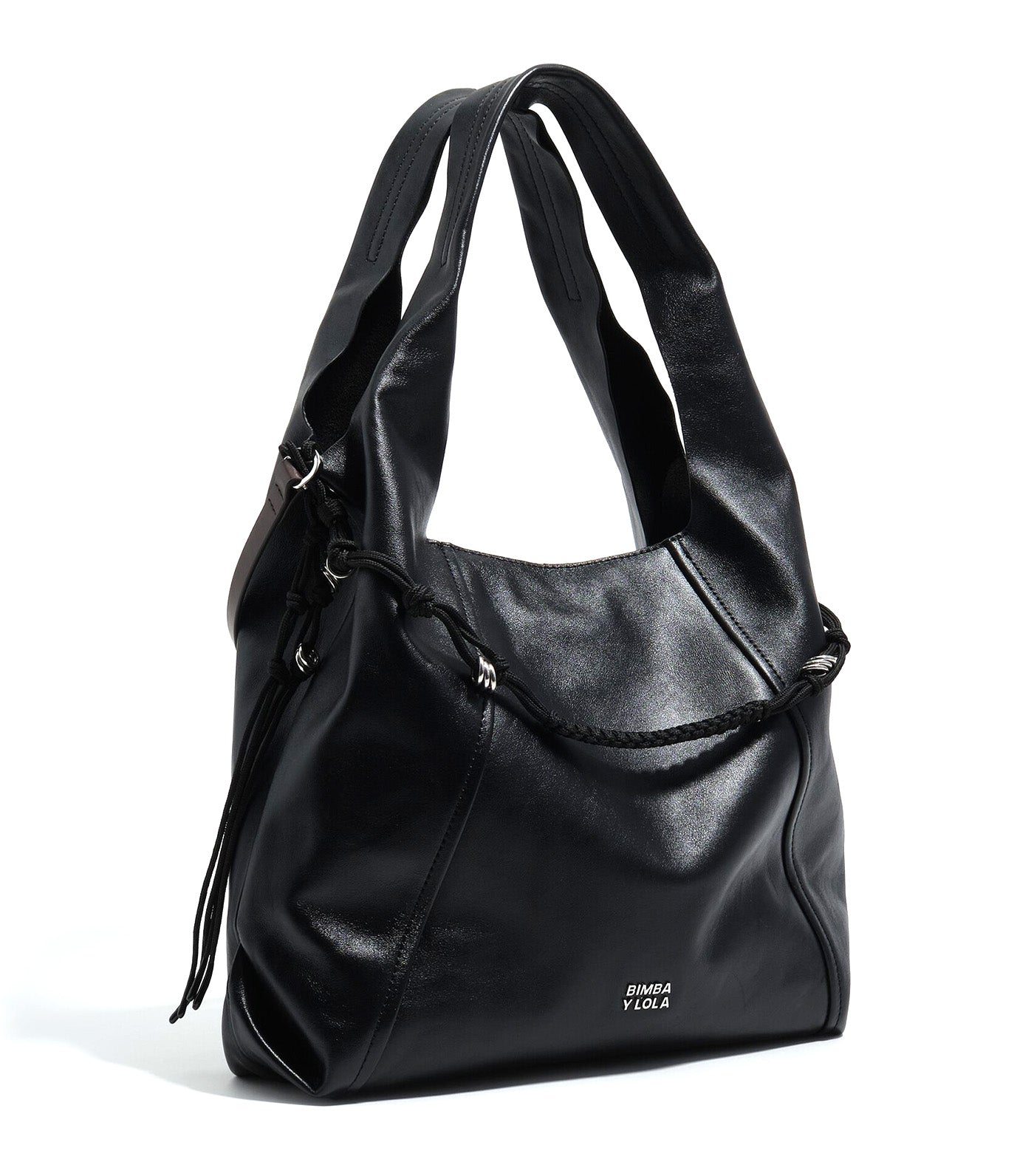 Large Paper Leather Shoulder Bag
