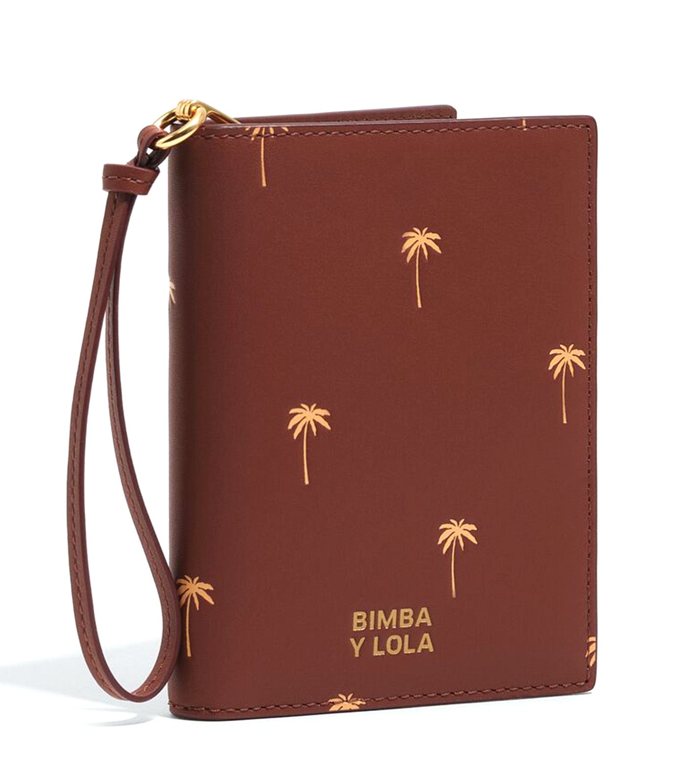 Leather Passport Cover Walnut