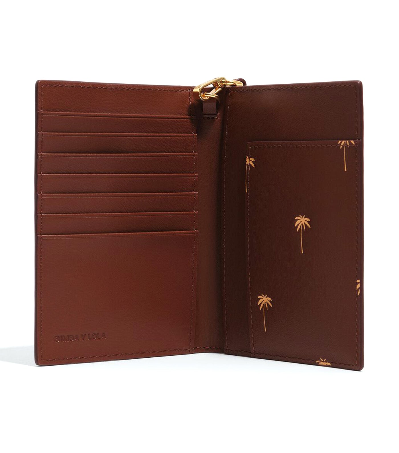 Leather Passport Cover Walnut