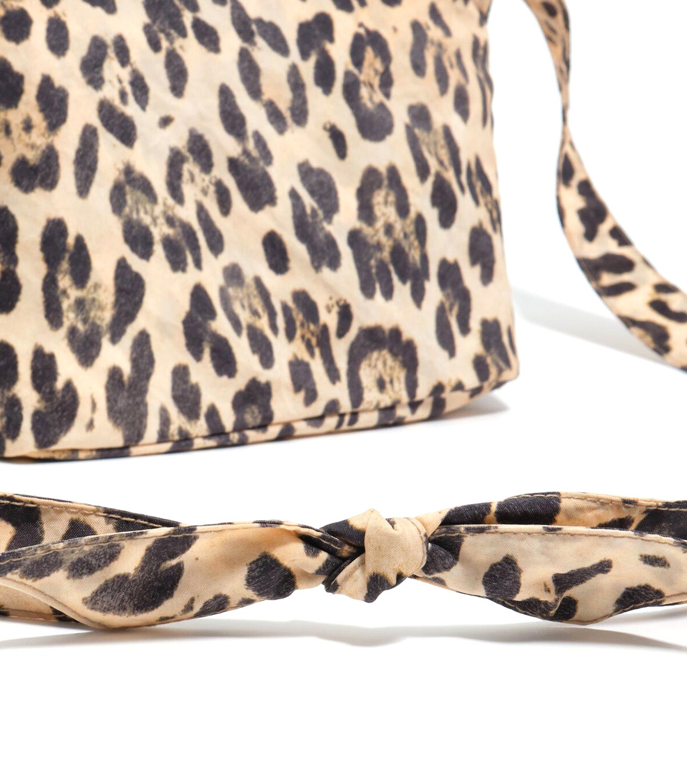 Nylon Mini Bag Natural Leopard