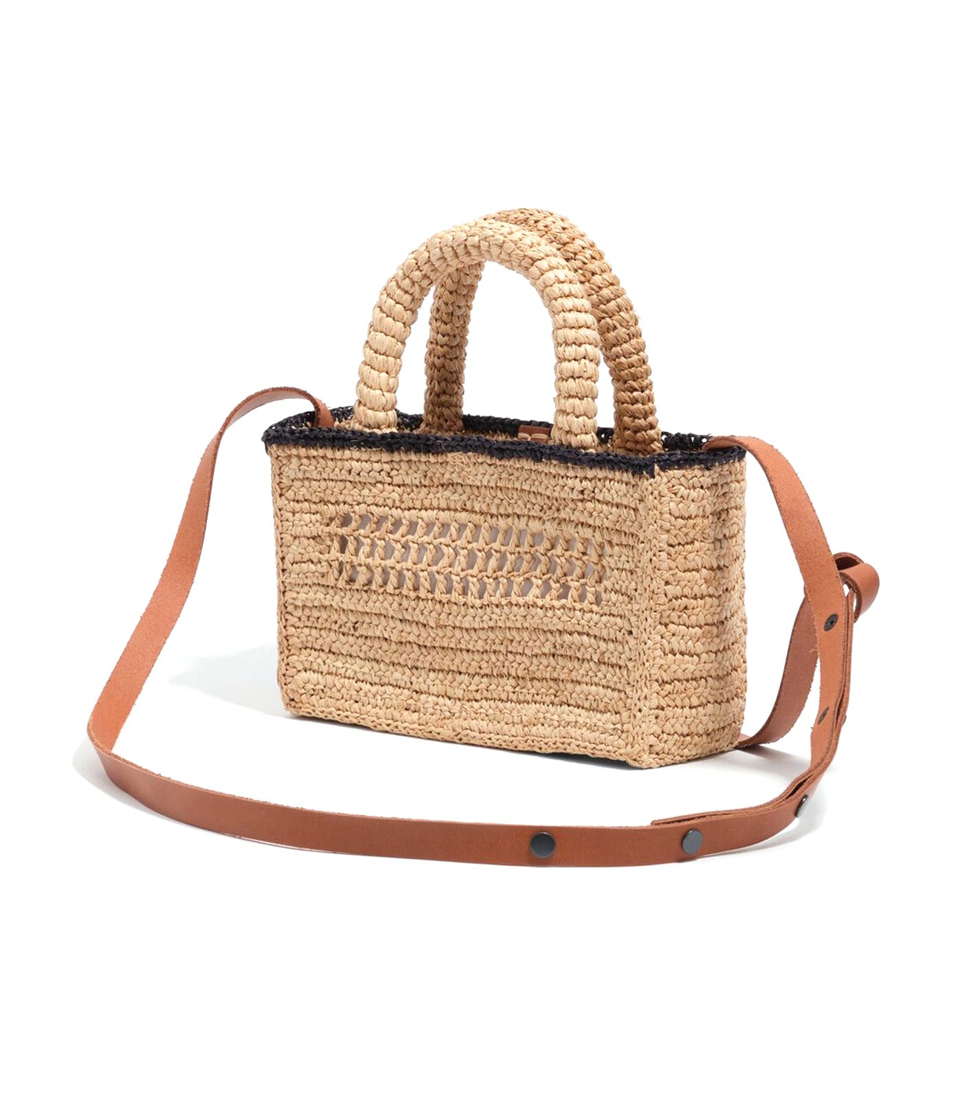 Mini Braided Bag Natural Raffia