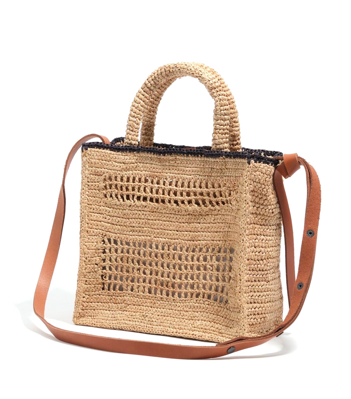 Medium Shoulder Bag Natural Raffia